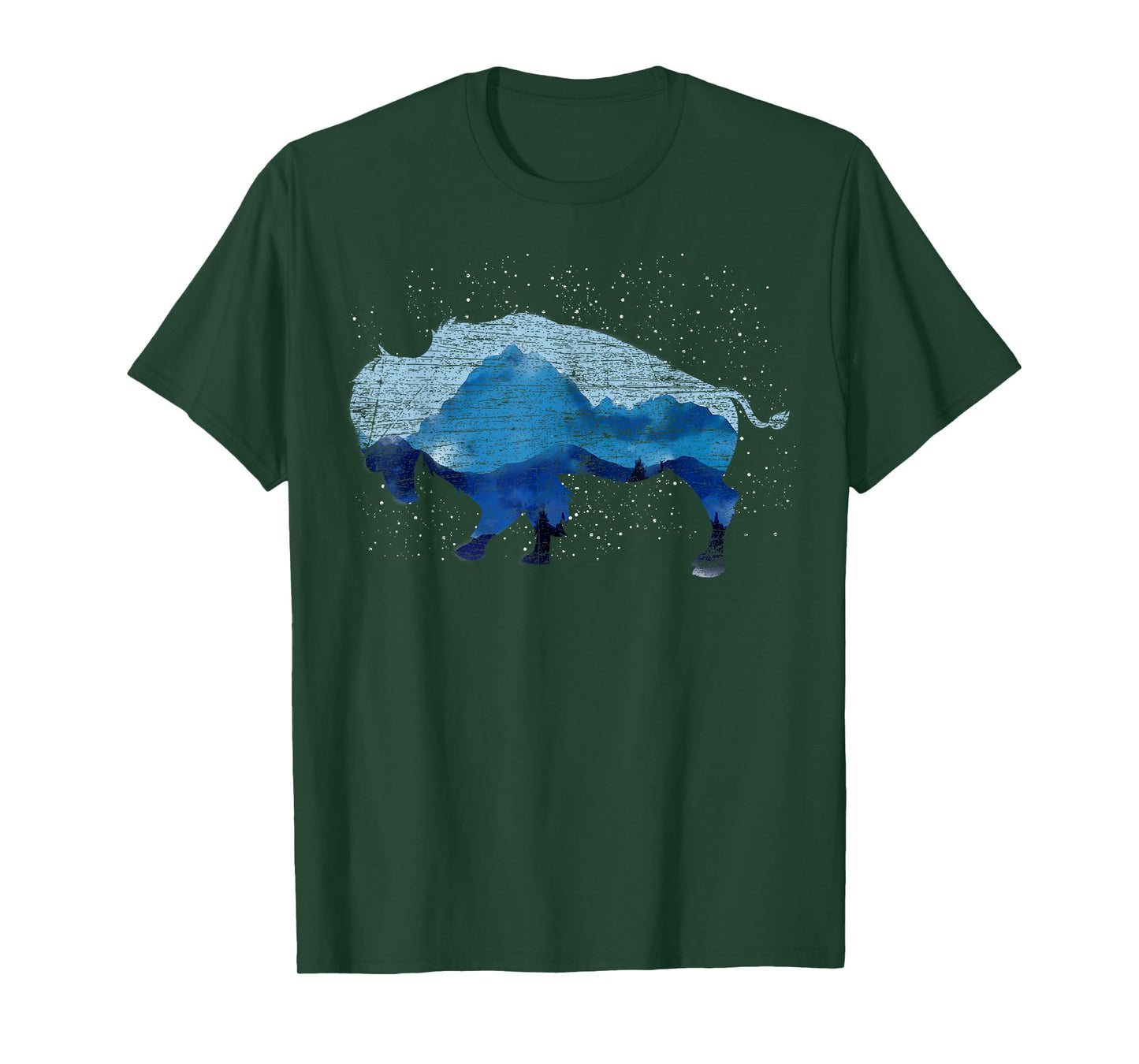 American Bison Nature Mountains Countryside Buffalo T-Shirt