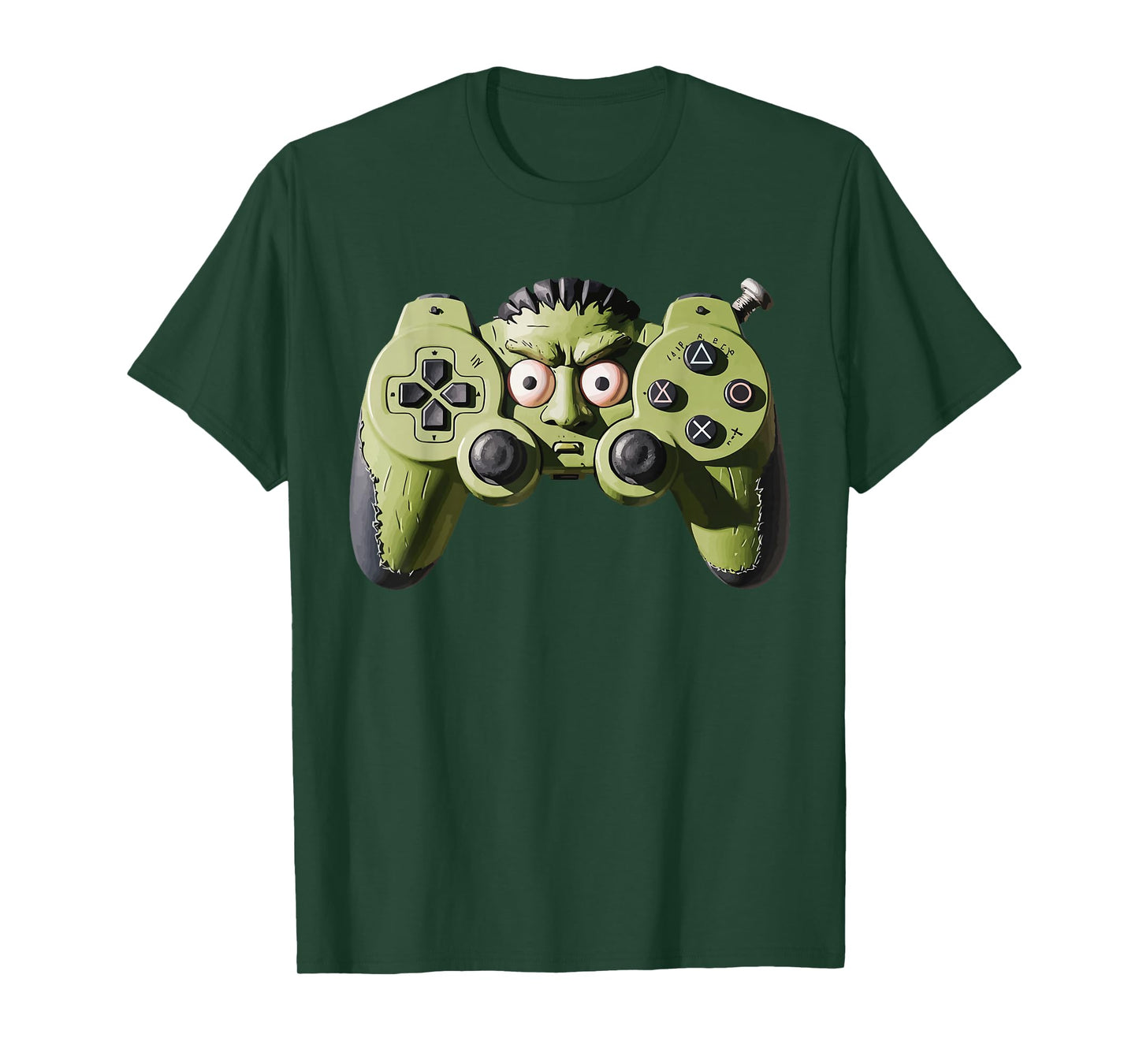 Skeleton Zombie Controllers Halloween Gamer Boy T-Shirt