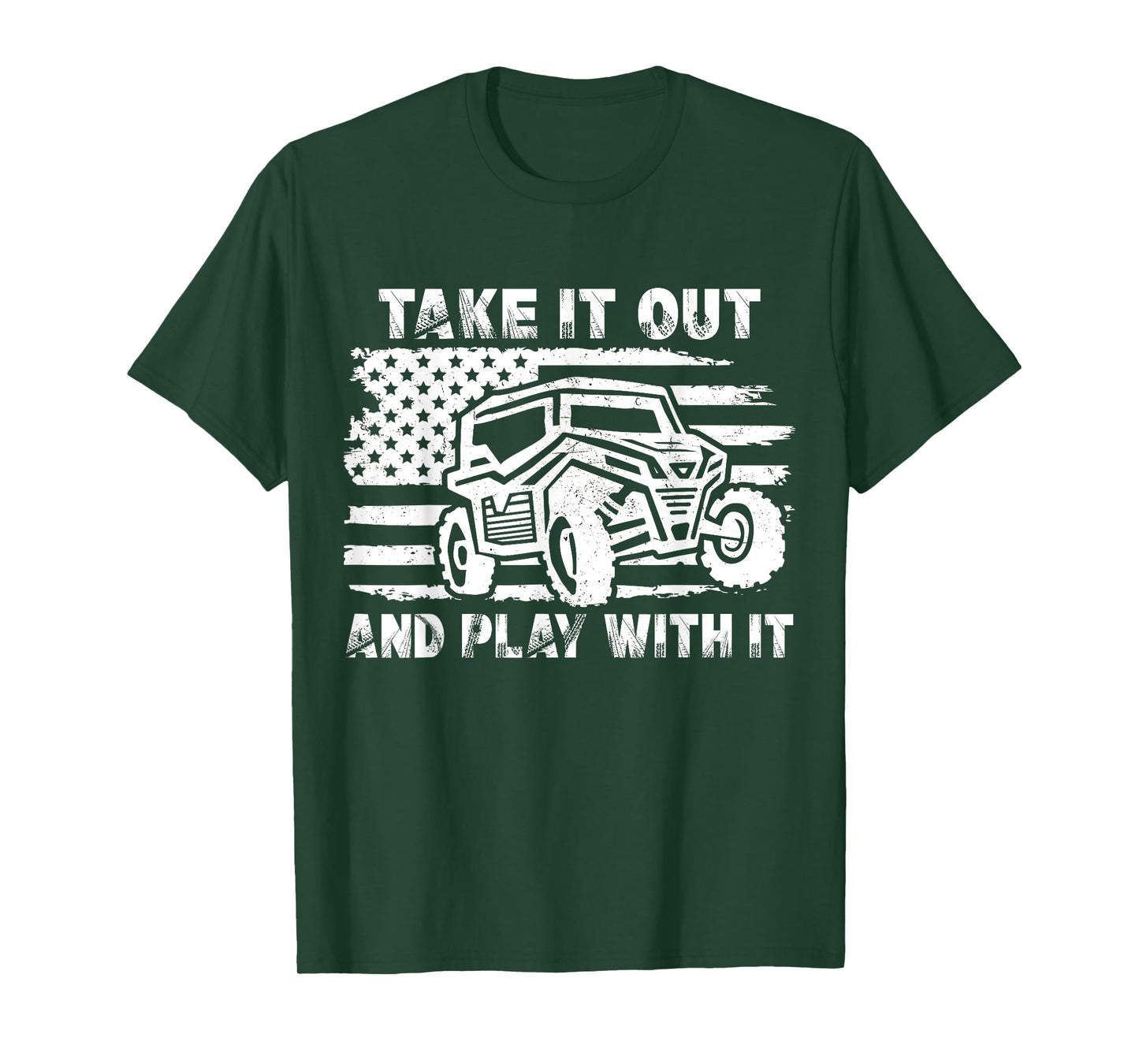 Retro Utv Take It Out Play With It Offroad SxS Mud Riding T-Shirt