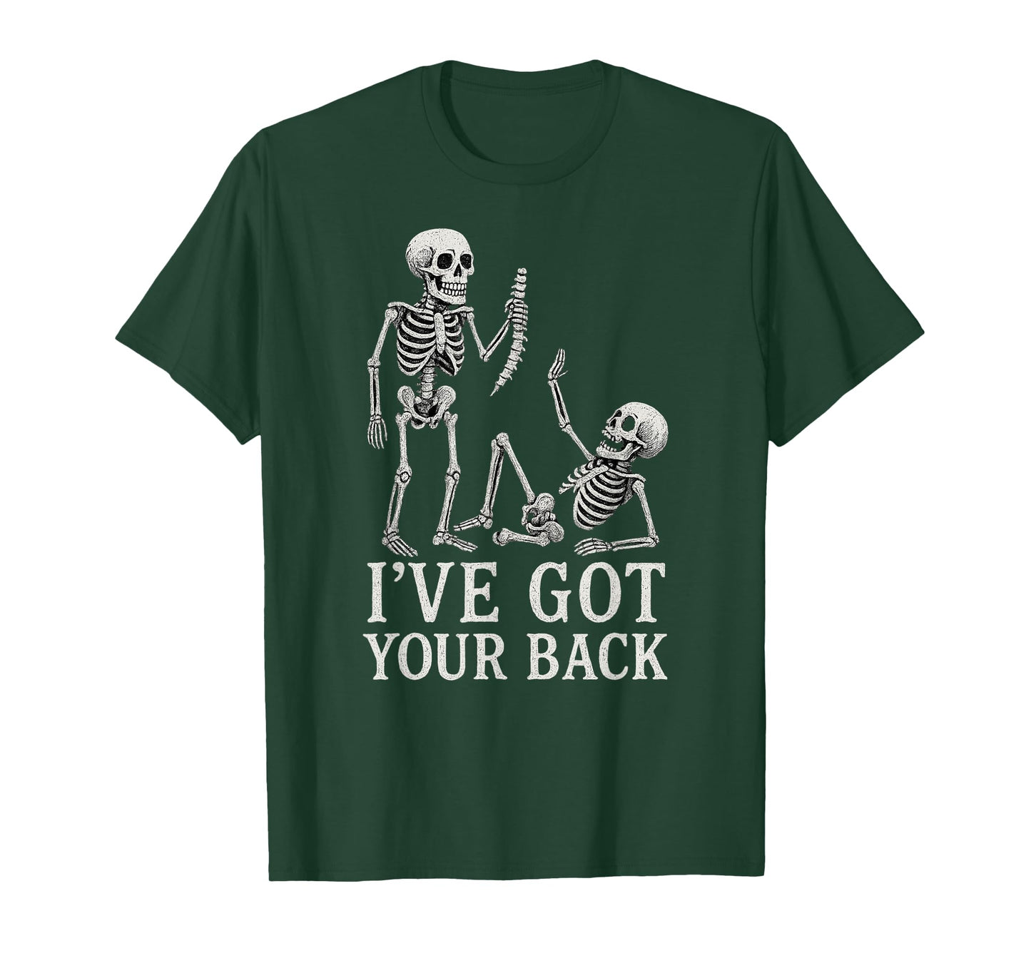 Halloween Skeletons Ive Got Your Back Costume Men Women Kids T-Shirt
