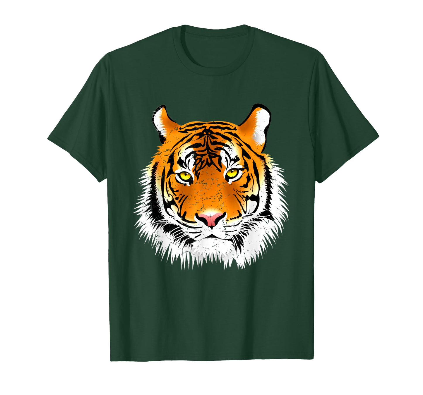 Distressed Tiger Head Unisex Design Men, Women, Boys & Girls T-Shirt