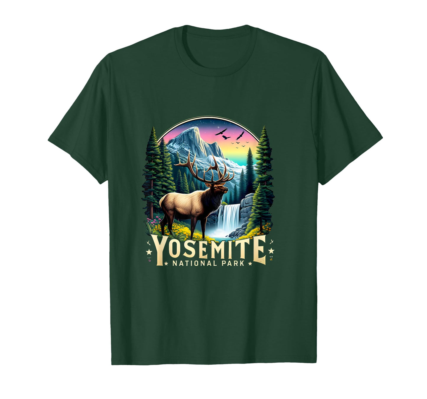 Yosemite Road Trip 2025 Womens Mens Family National Park T-Shirt