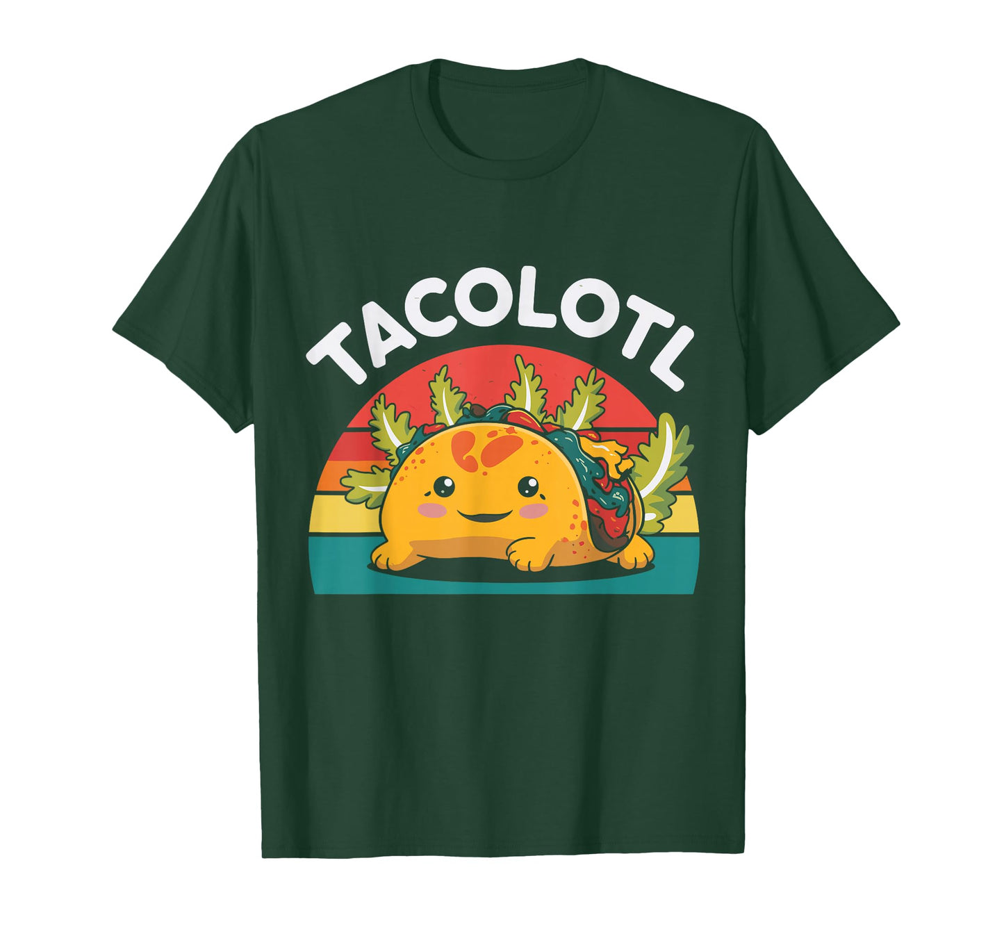 Taco Axolotl Funny Taco Day Fiesta Party Mexican Food T-Shirt