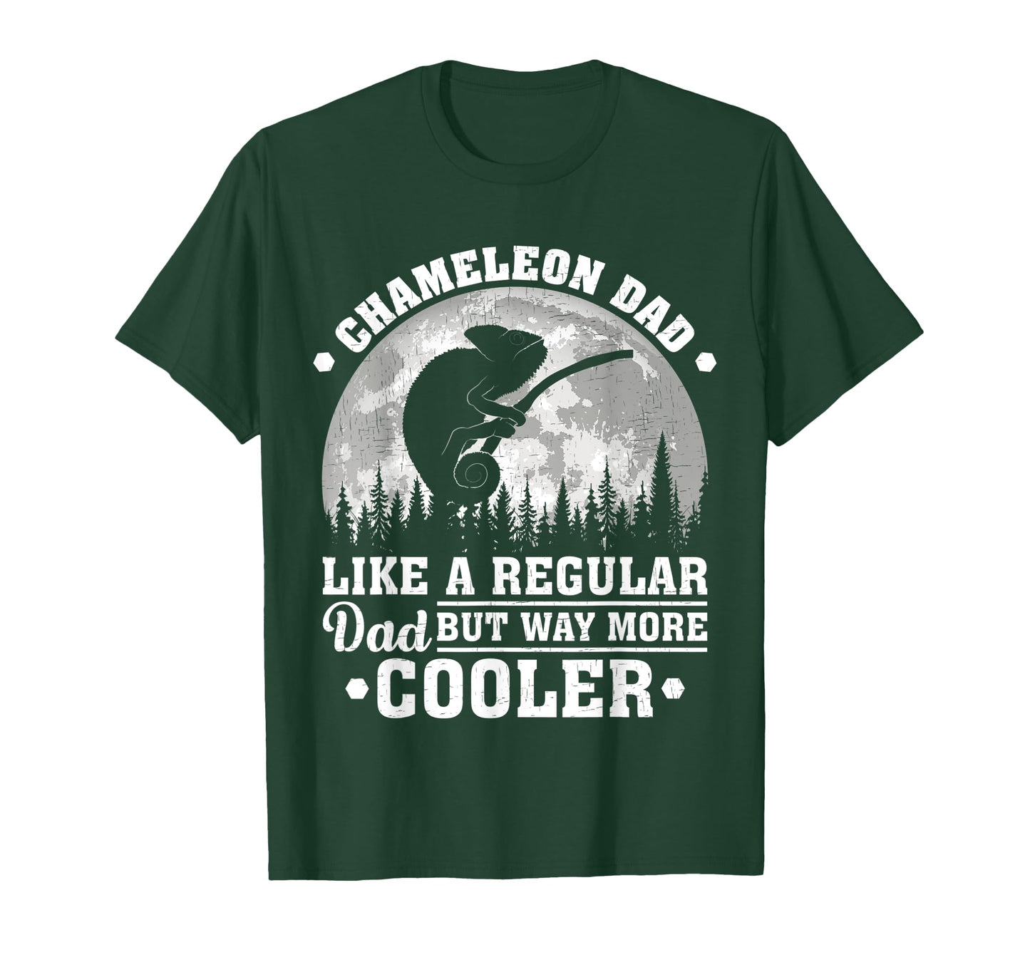 Mens Chameleon Dad Like A Regular Dad Funny Chameleon Fathers Day T-Shirt