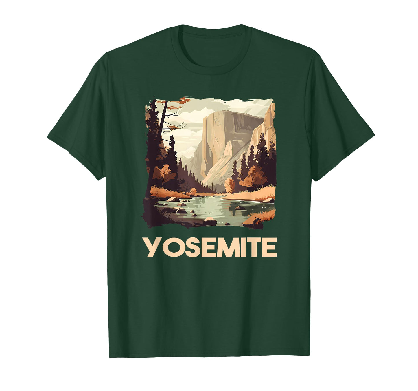 Vintage Yosemite National Park Nature Lover Adventure T-Shirt