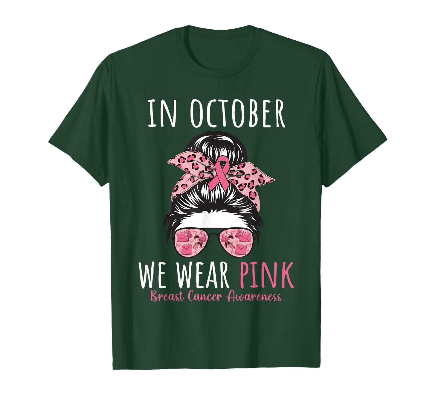 Breast Cancer Postal Worker In October We Wear Pink Women T-Shirt