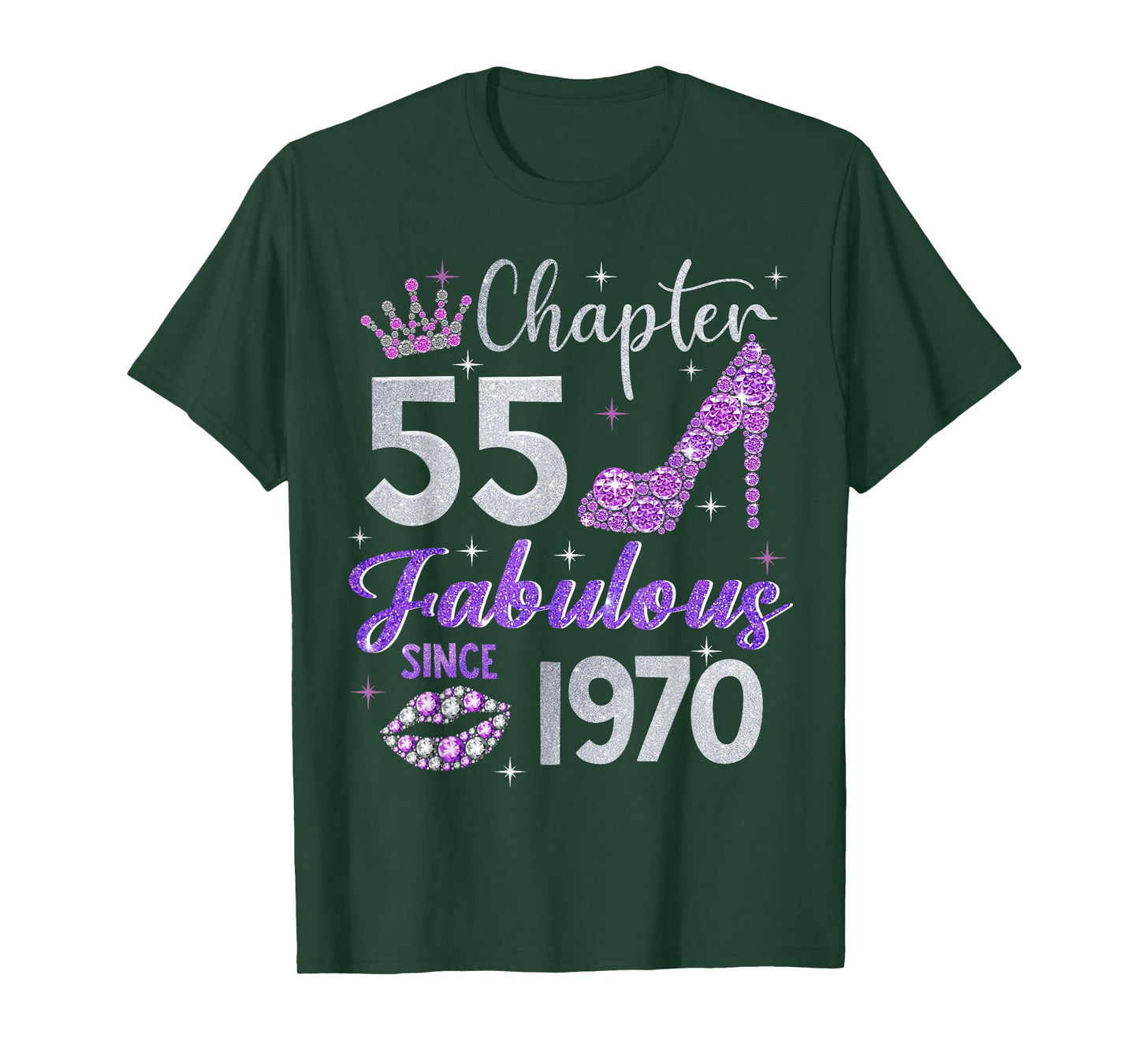 Chapter 55 Fabulous Since 1970 55th Birthday Women Girl T-Shirt