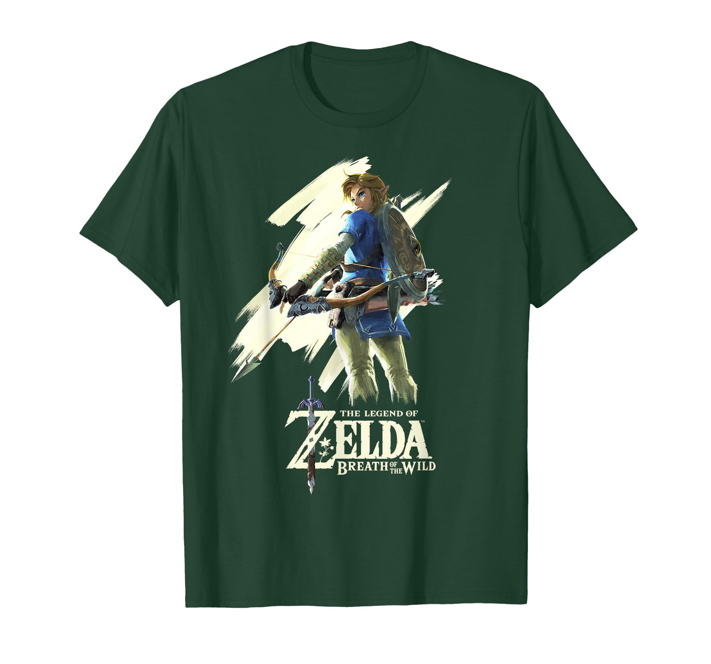 Nintendo Zelda Breath of the Wild Link Stare Graphic T-Shirt T-Shirt