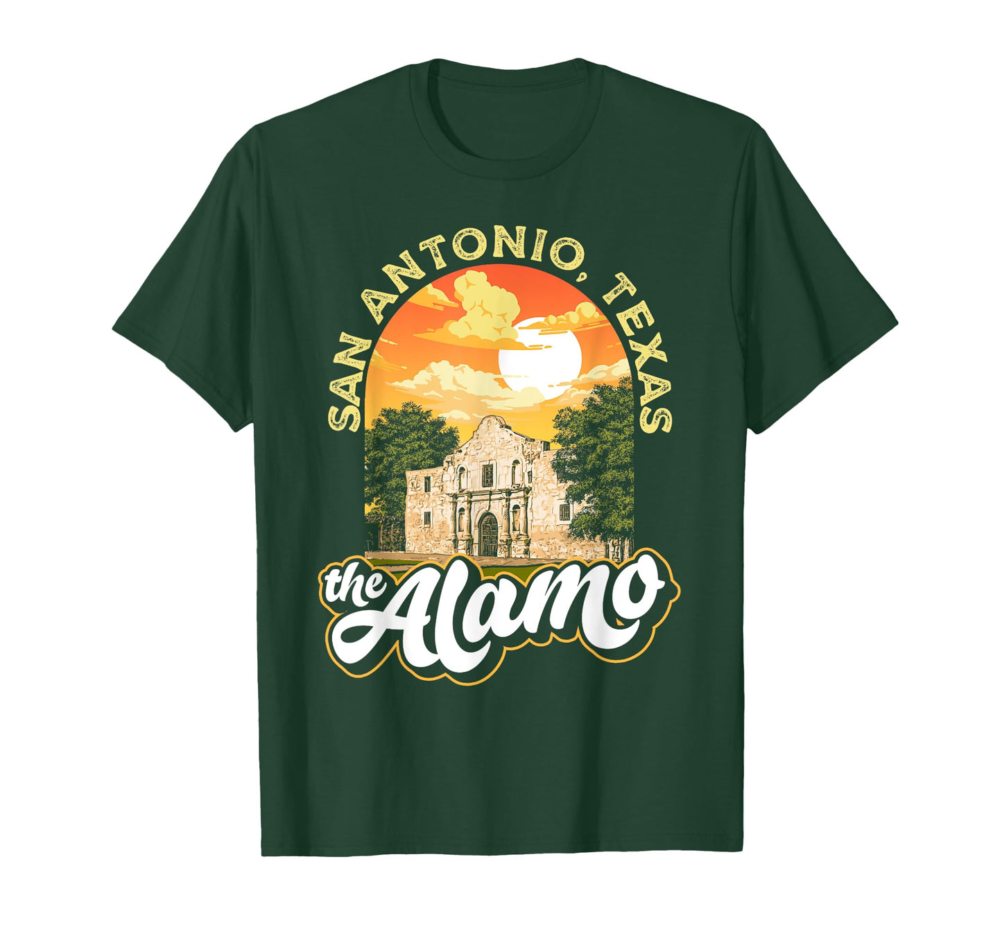 The Alamo San Antonio Texas Mission Vintage Retro Remember T-Shirt