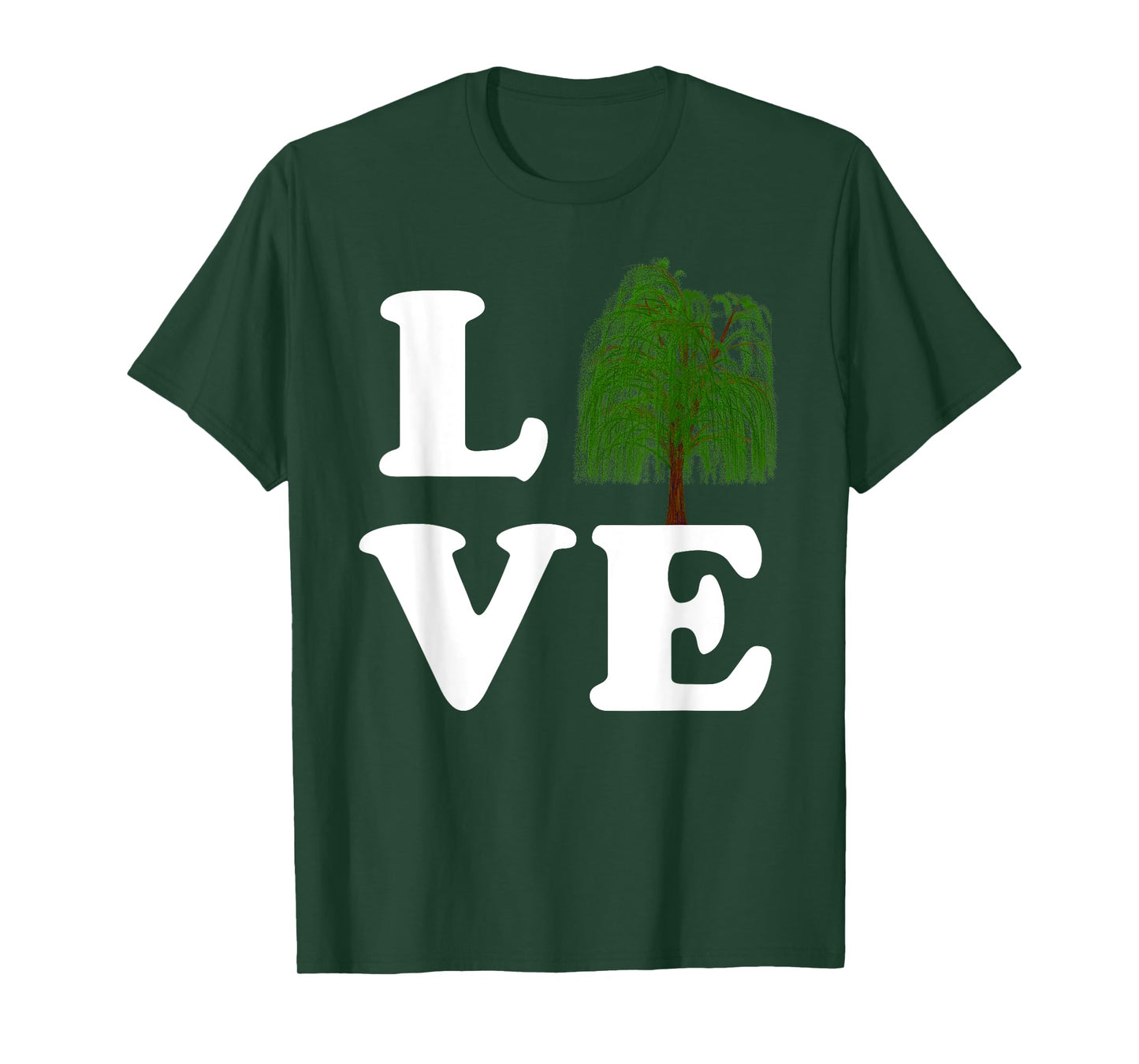 Love Trees Shirt Earth Day Weeping Willow Women Men Kids Tee T-Shirt