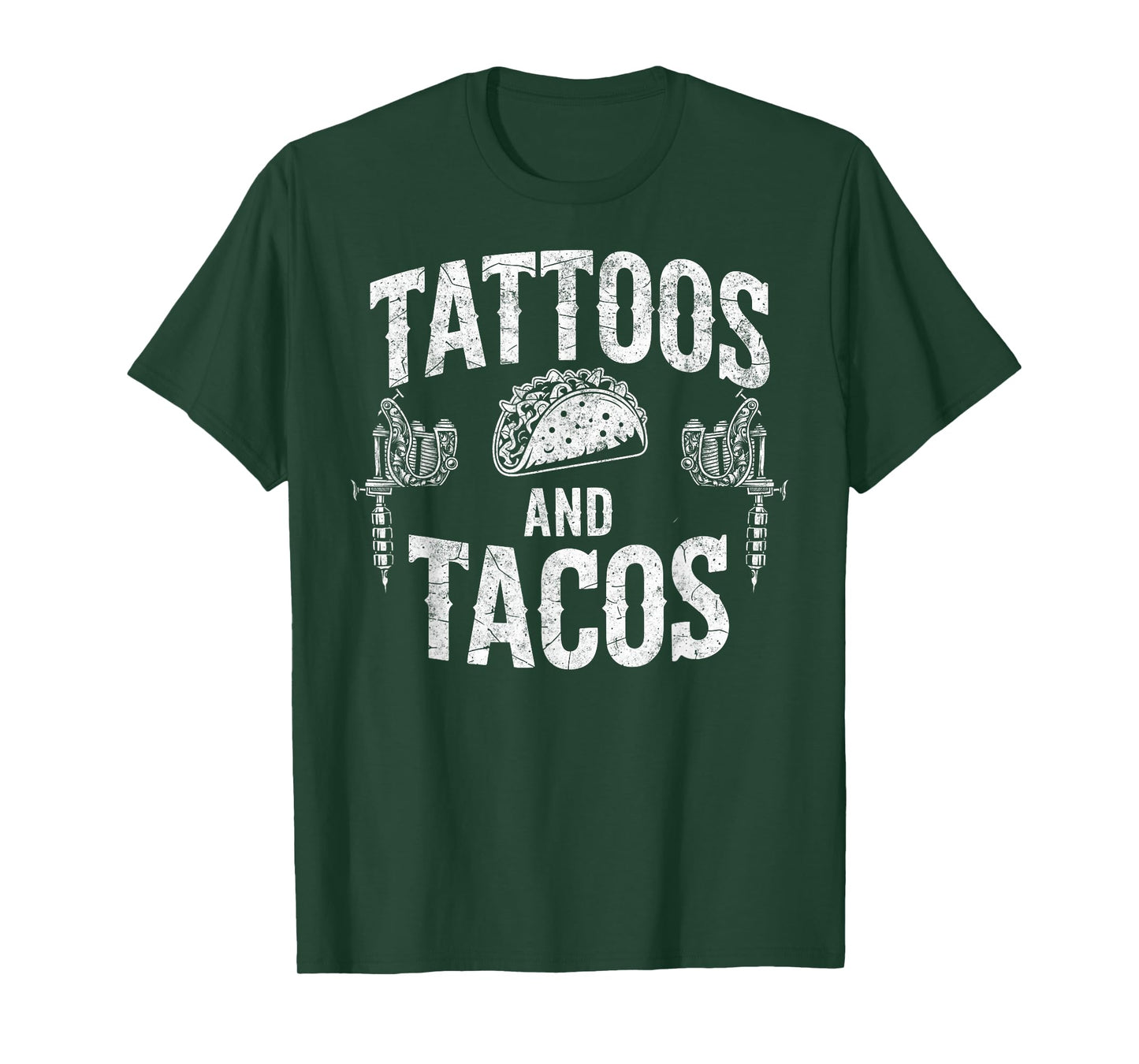 Tattoos and Tacos Tattoo Machine Ink Art Artist Taco Lover T-Shirt