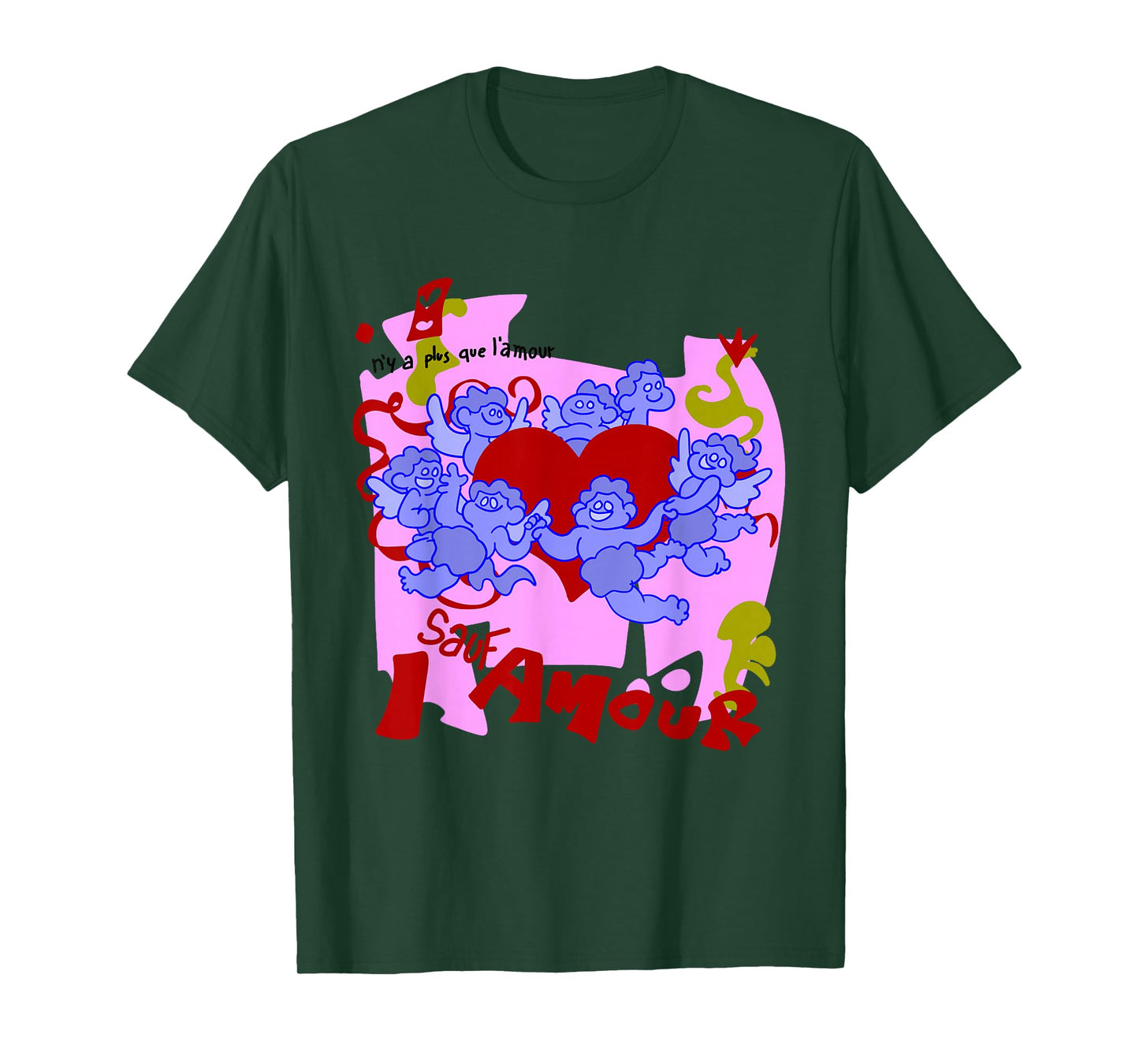 Retro 1980s Beat It Amour T-Shirt cartoon version T-Shirt