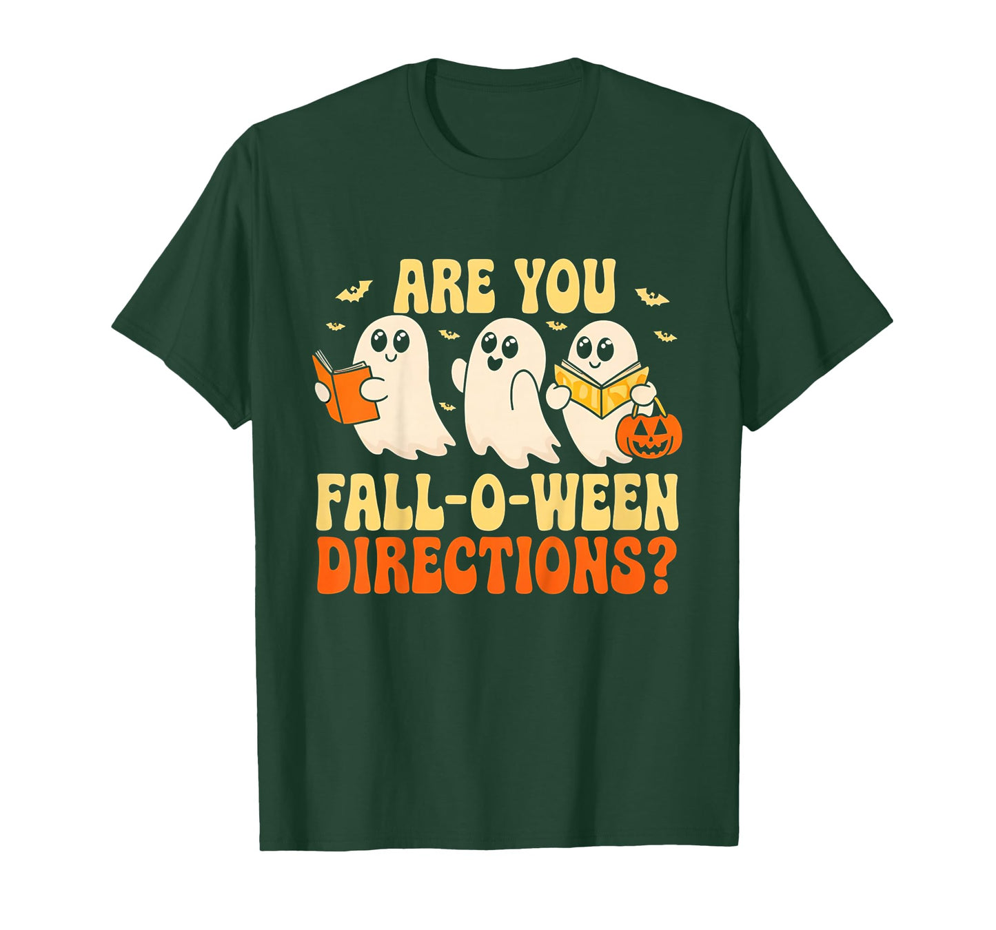 are You Fall O Ween Directions Funny Halloween Teacher Joke T-Shirt