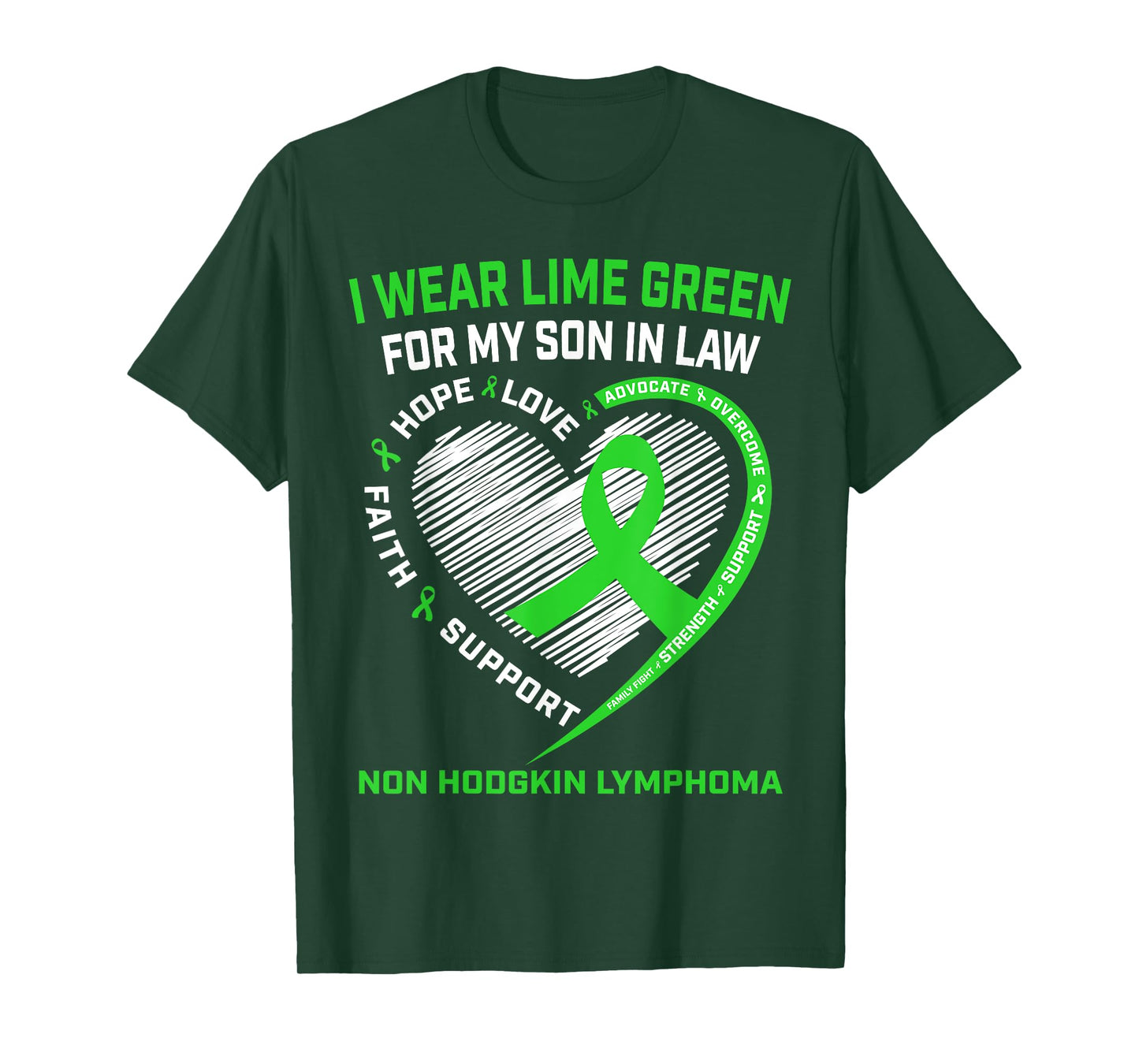 Non Hodgkins Lymphoma Cancer Awareness Shirt Son In Law T-Shirt