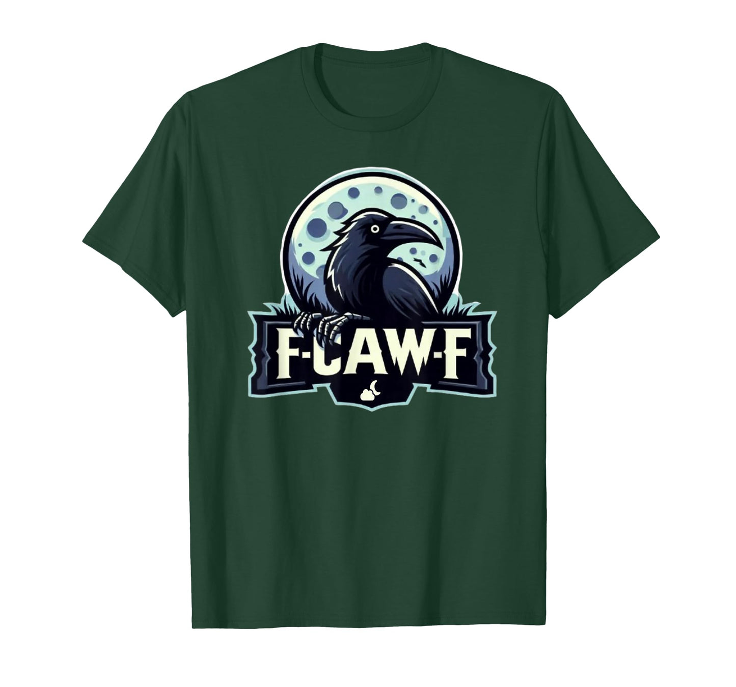 F Caw F Crow Bird Saying Graphic Raven T-Shirt