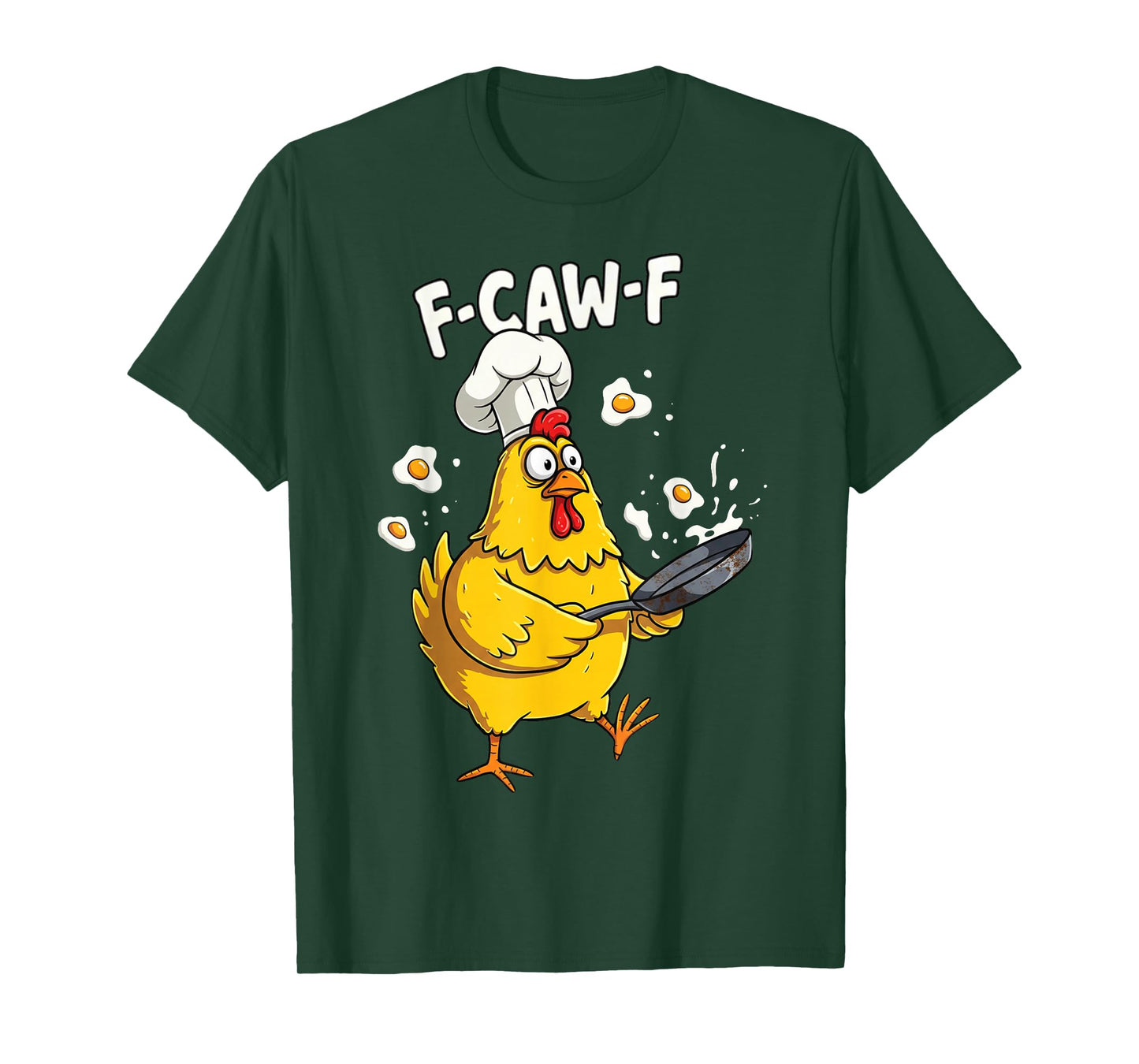 F-Caw-F Black Crow Funny Black Bird Moon Gothic Adult Humor T-Shirt
