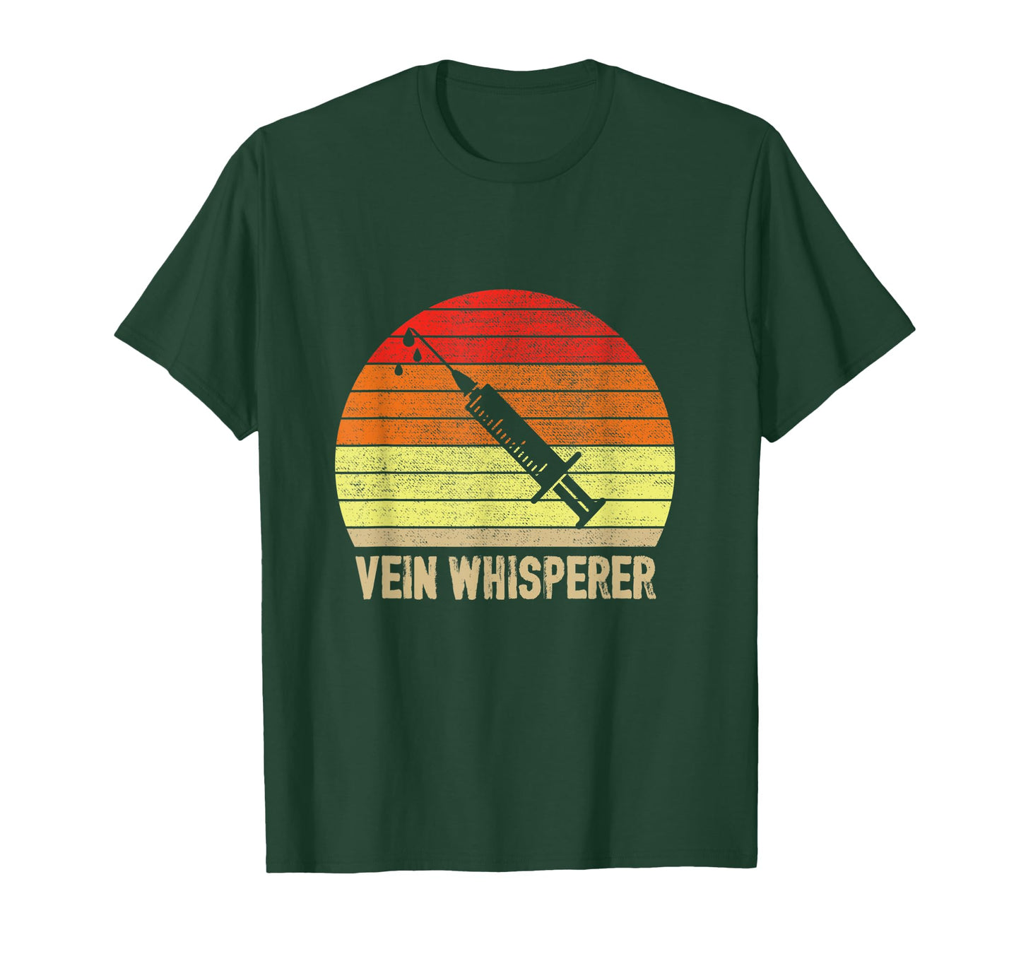 Retro Phlebotomist Vein Whisperer Medical Nurse Phlebotomy T-Shirt