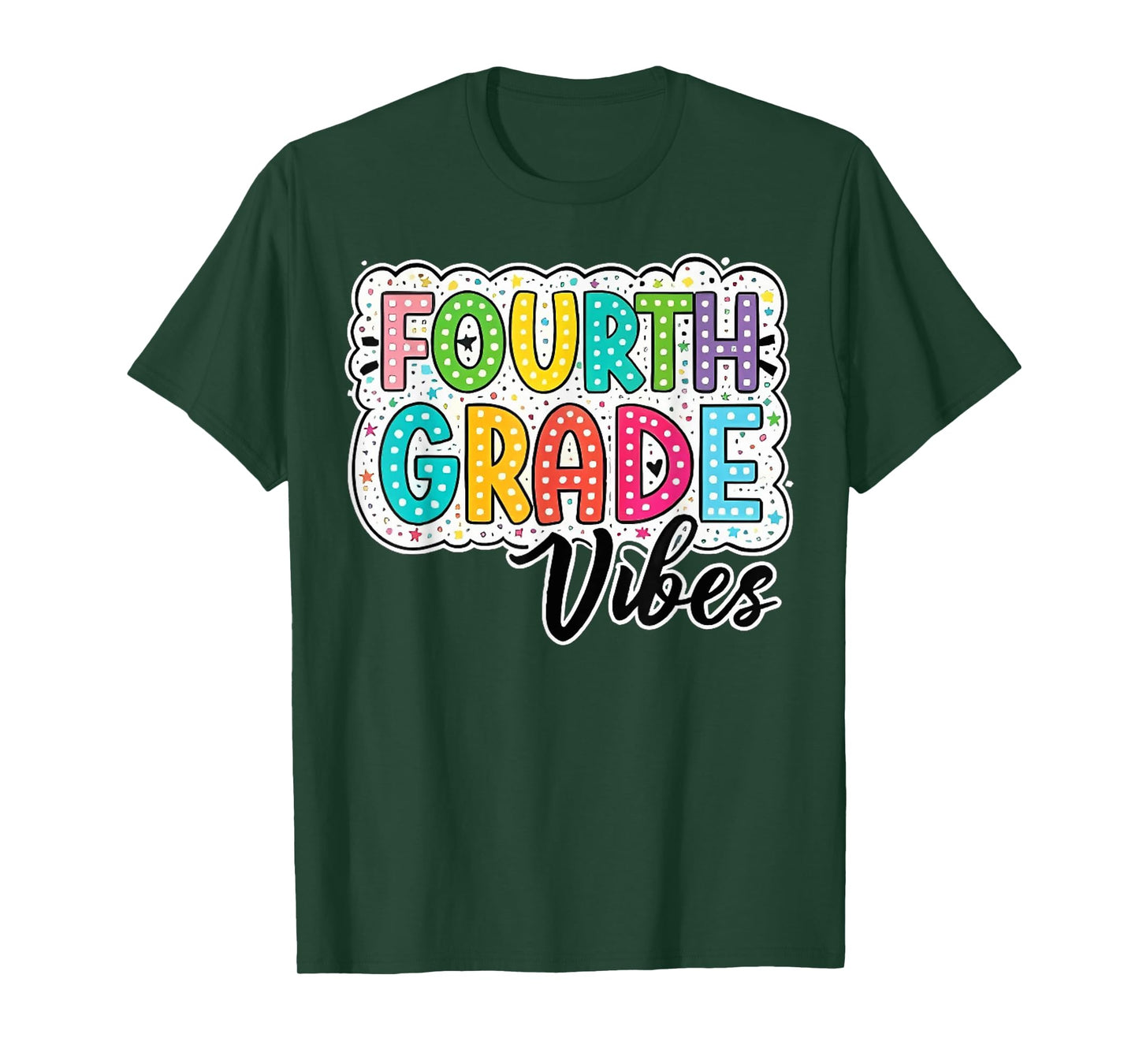 Retro Fourth Grade Vibes Back To School 4th Grade Dream Team T-Shirt