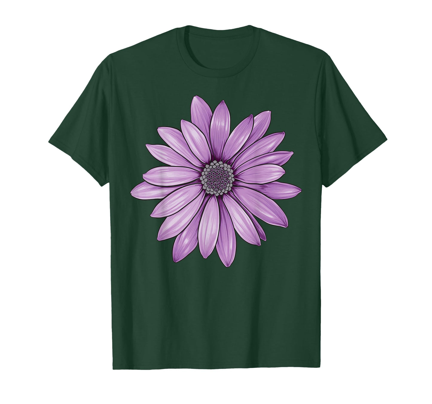 Purple Daisy Flower T-Shirt T-Shirt