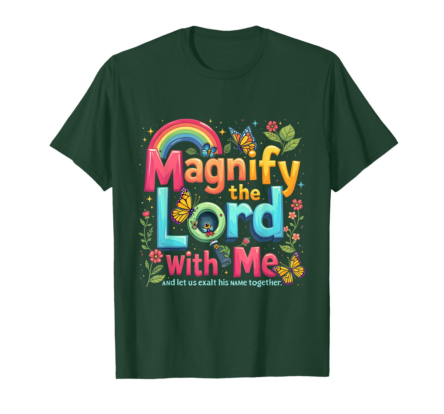 Summer Camp Magnify The Lord Christian VBS 2025 T-Shirt