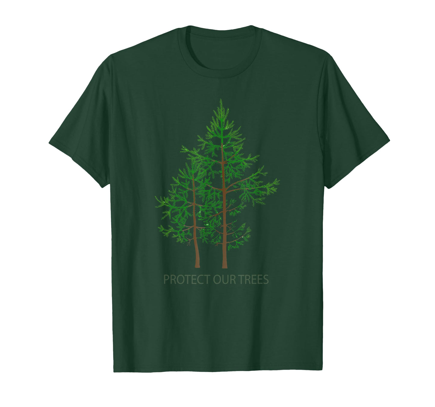 Save Protect Trees Stop Deforestation Tree Hugger Apparel T-Shirt