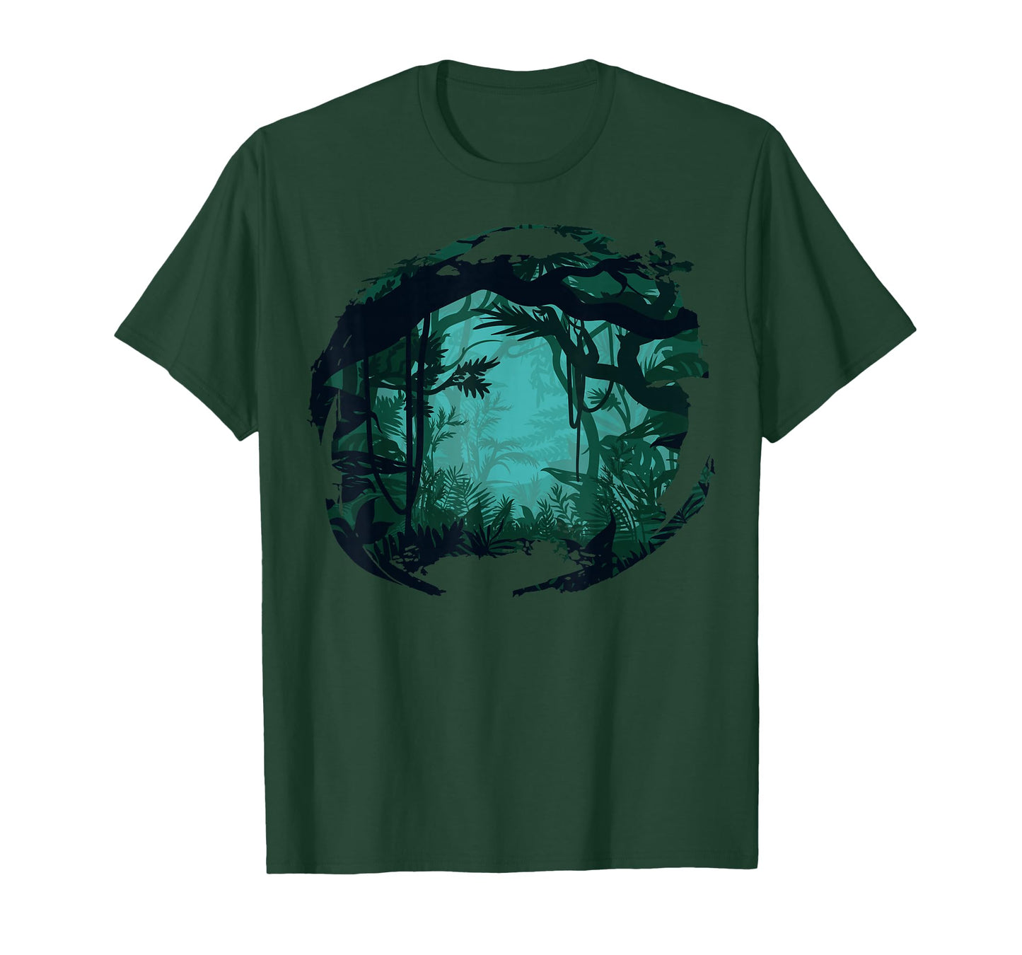 Mountain, Nature Trees and Jungle T-Shirt