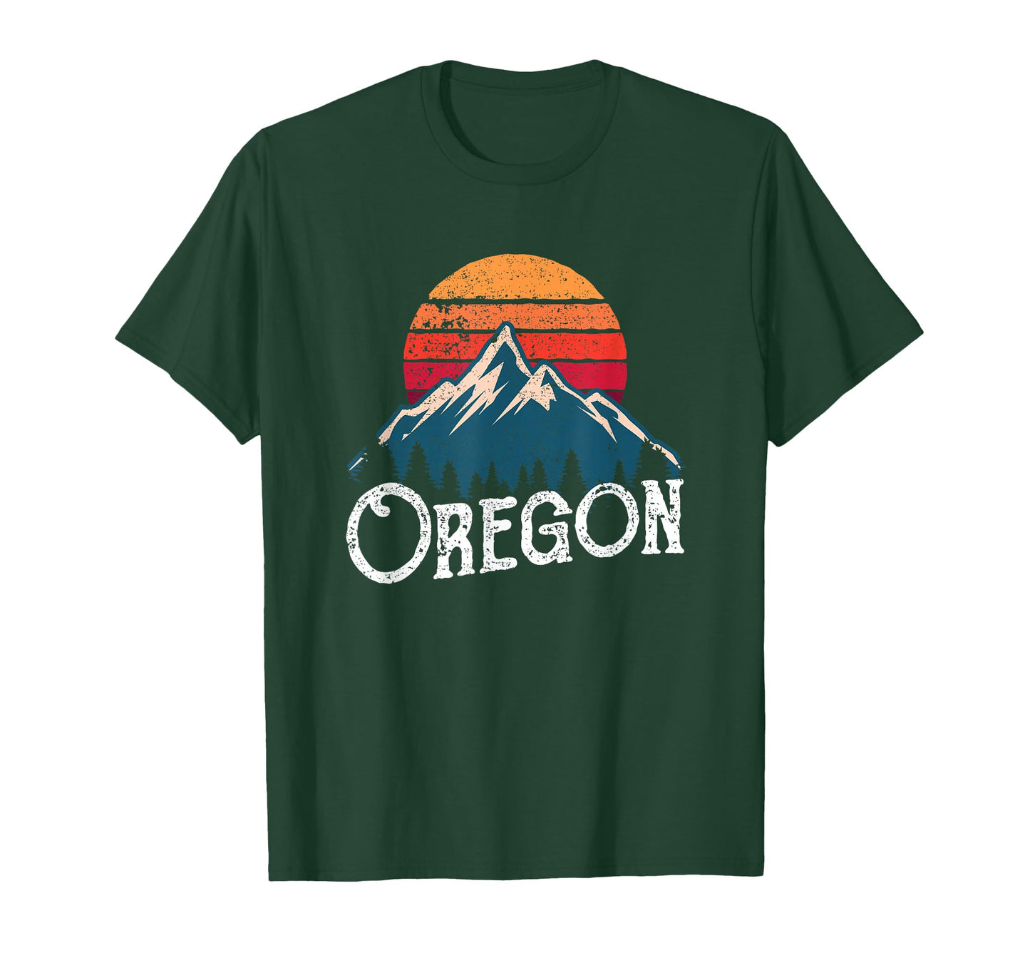 Retro Oregon OR Mountains Outdoor Wildness T-Shirt T-Shirt