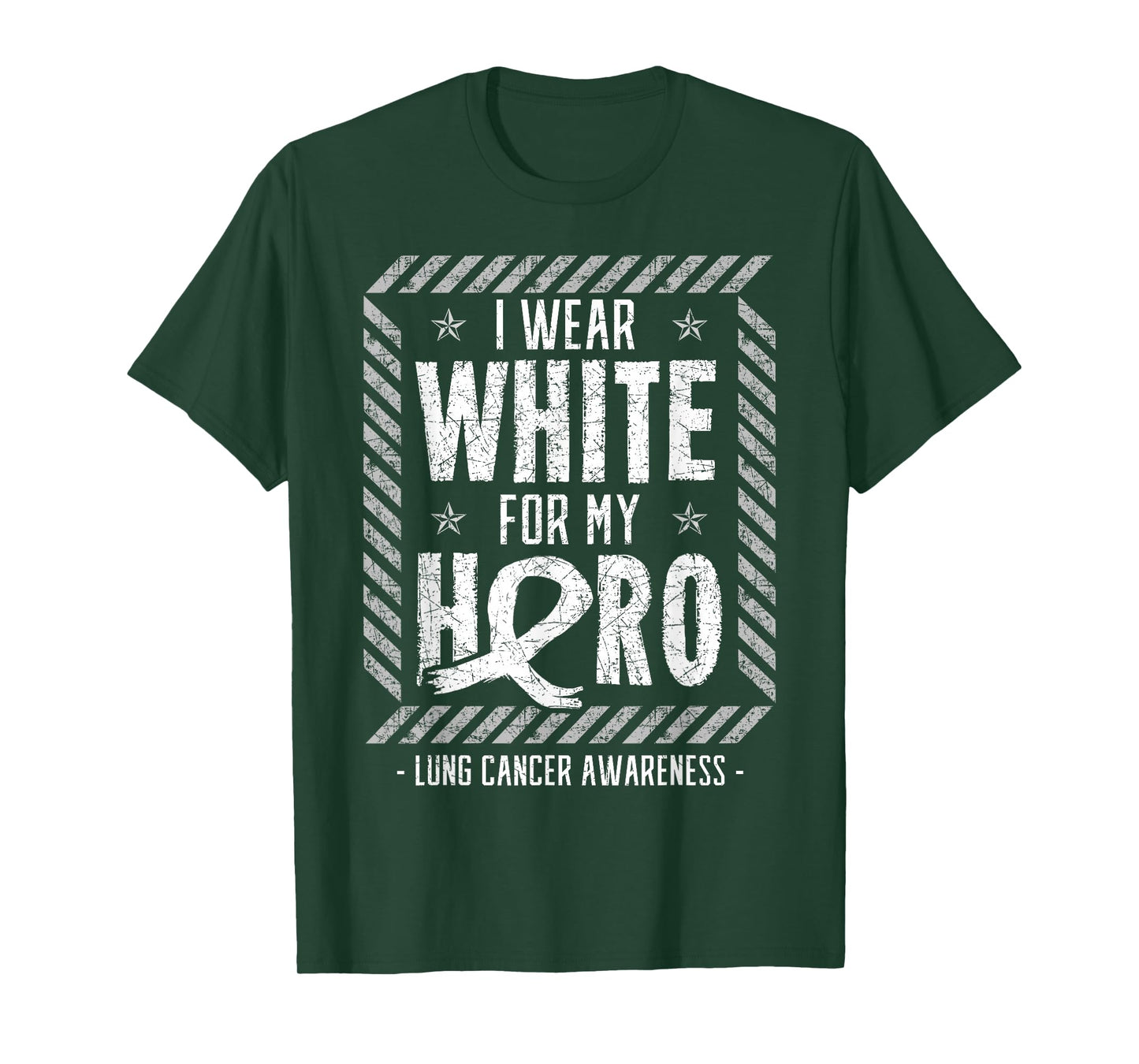 Lung Cancer Shirt Carcinoma Malignant Tumor Hero Chemo Gift T-Shirt
