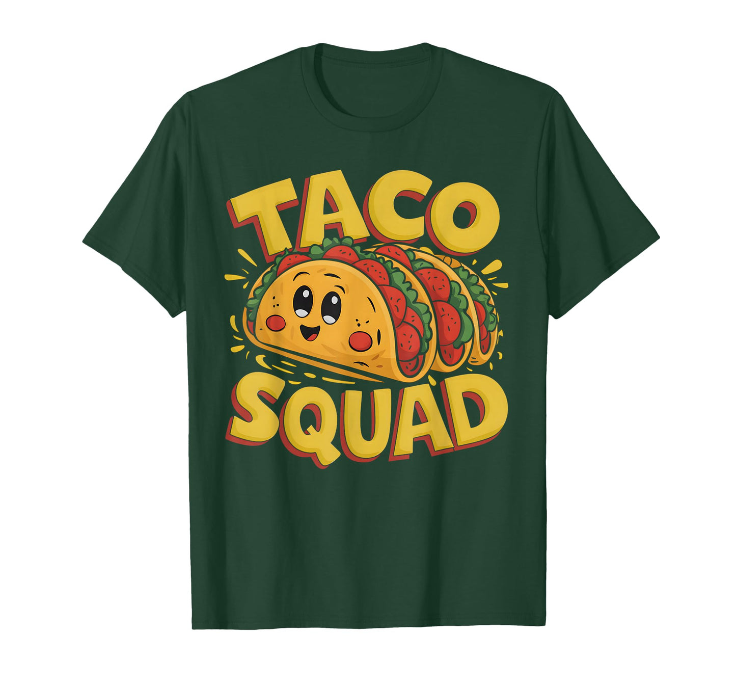 Funny Taco Squad Cute Tacos Mexican Taco Men Women Kids T-Shirt