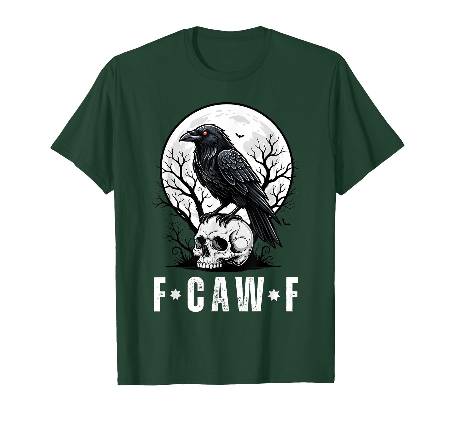 F-Caw-F Funny Black Bird Crow Gothic Sarcastic Adult Humor T-Shirt