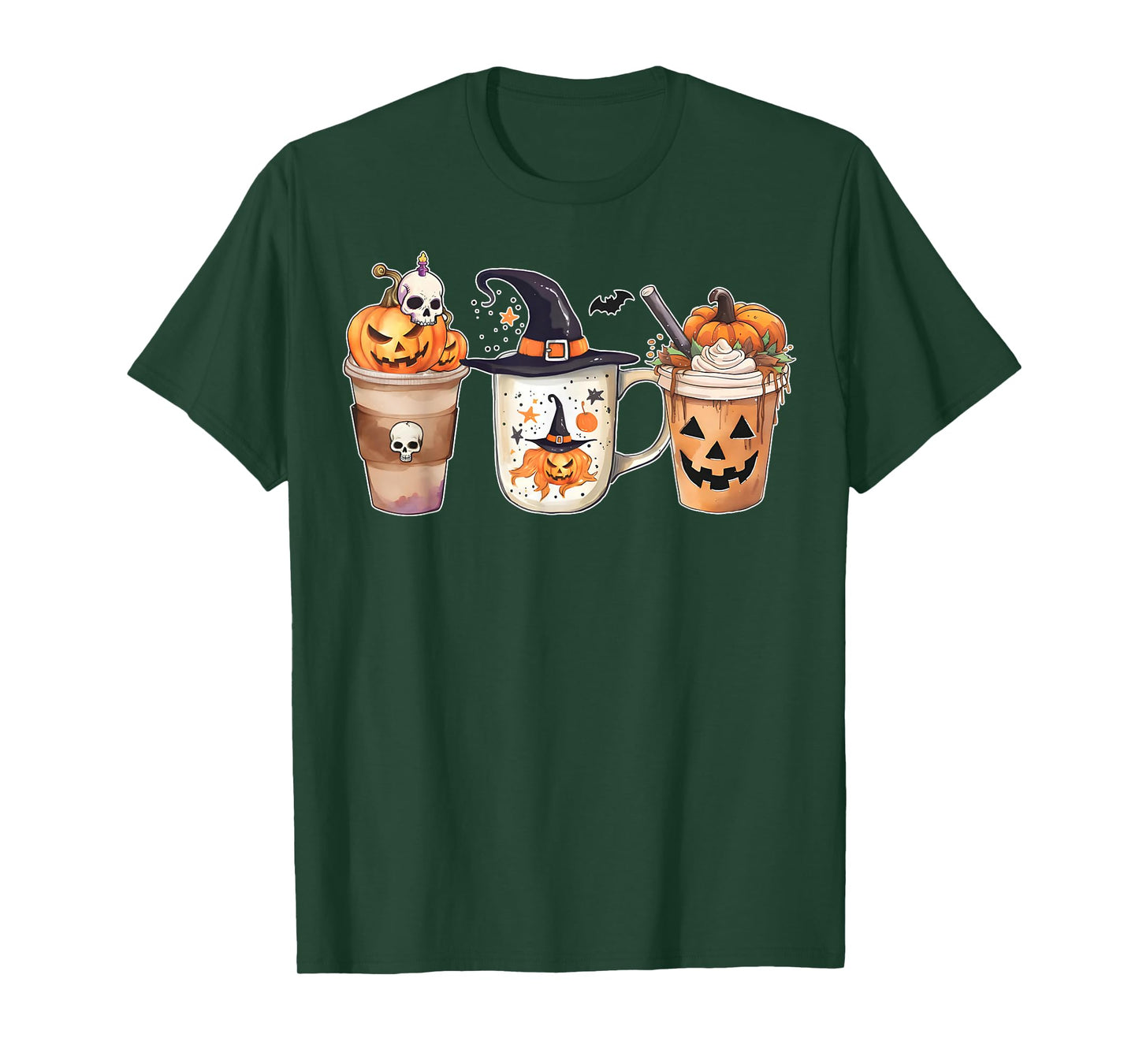 Fall Coffee, Funny Halloween Pumpkin Latte Drink Cup, Spice T-Shirt