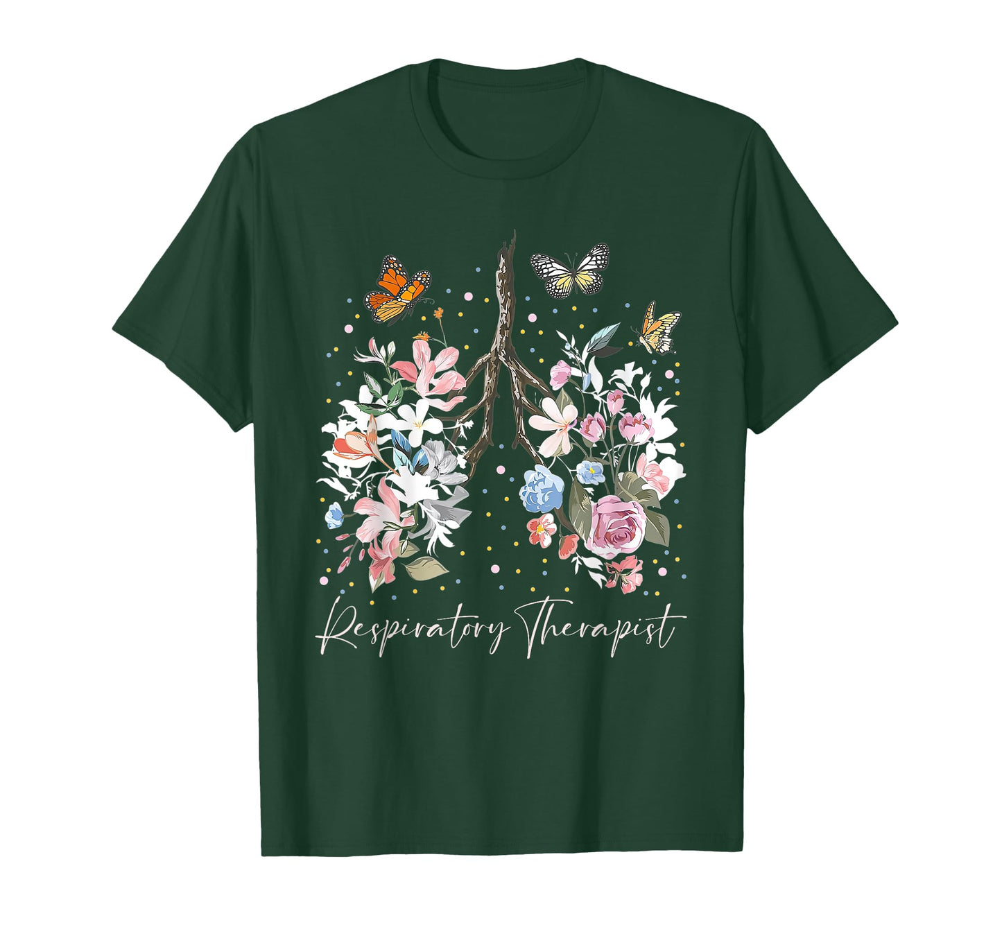 Funny Respiratory Therapist Therapy Lung Happy Easter Day T-Shirt