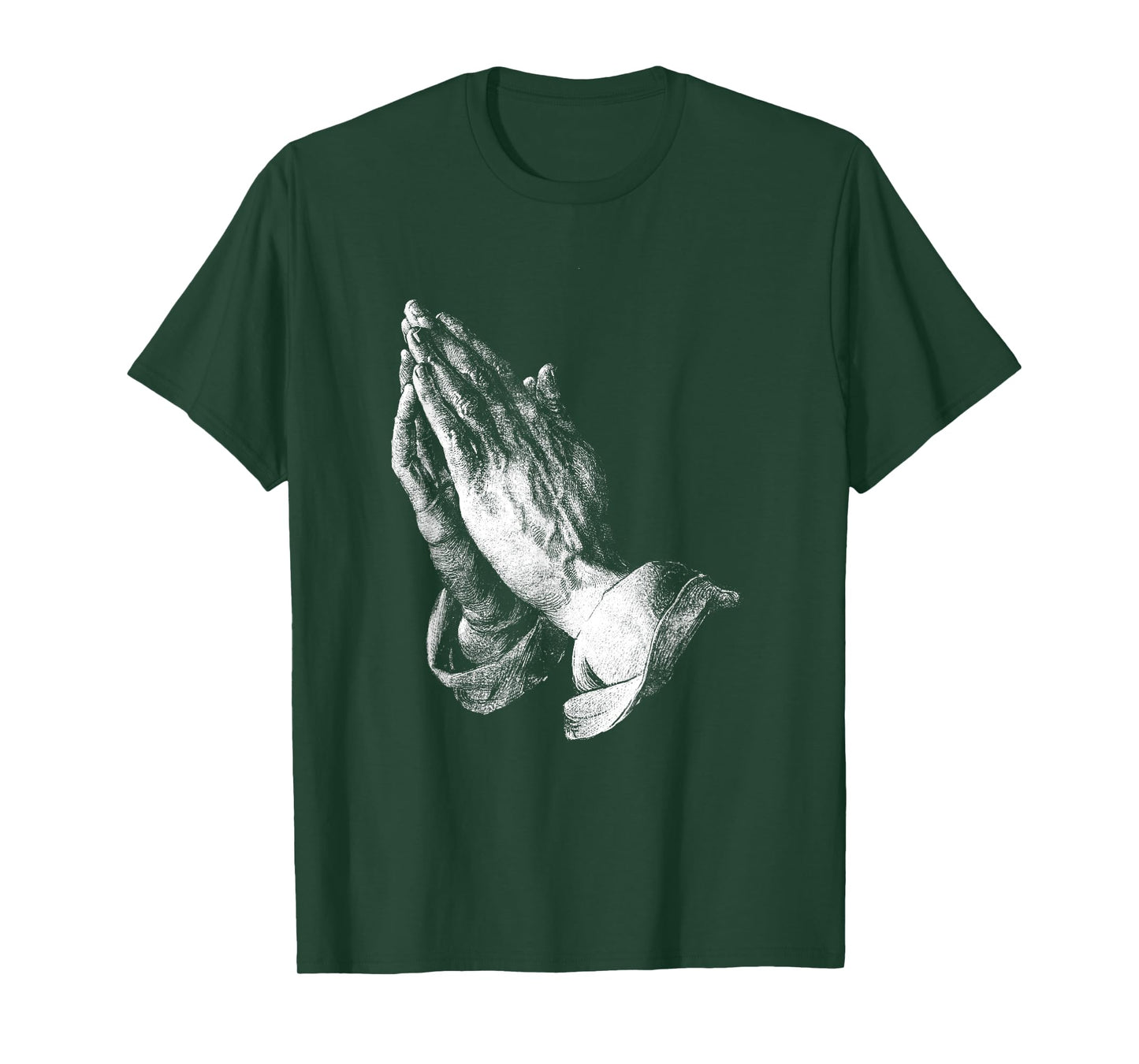 Praying Hands by Albrecht Dürer Christian Prayer Faith T-Shirt, Small