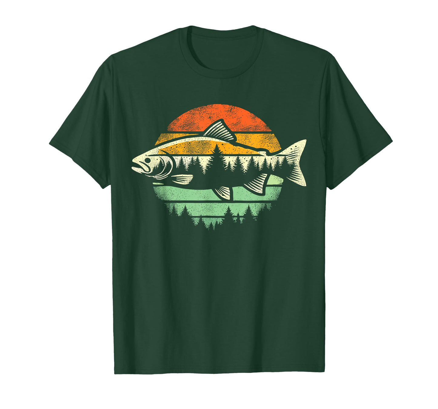 Fishing Retro Fish Nature Wildlife Fisherman T-Shirt
