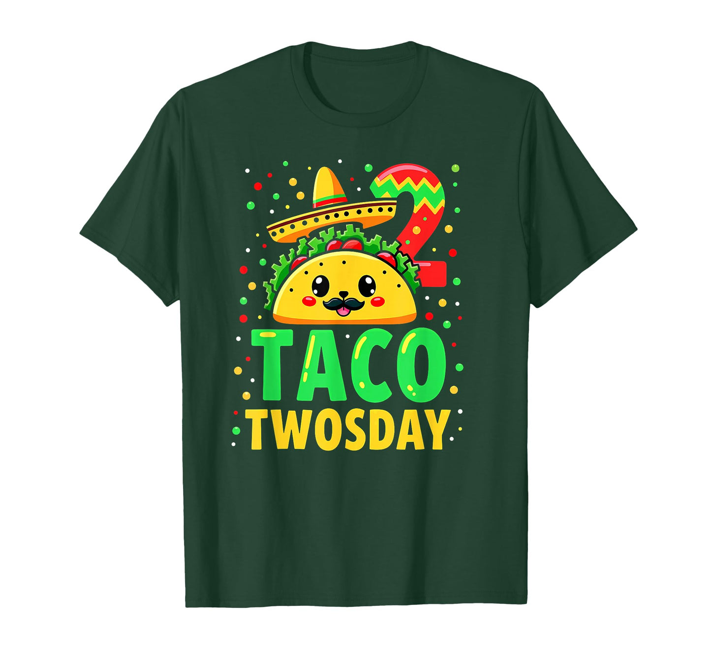 Cinco De Mayo Taco Twosday 2nd Birthday Party T-Shirt