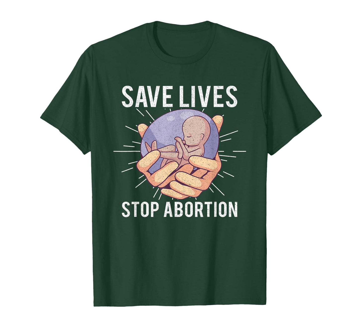 Anti Abortion Pro Life Choice Stop Unborn Lives Conservative T-Shirt