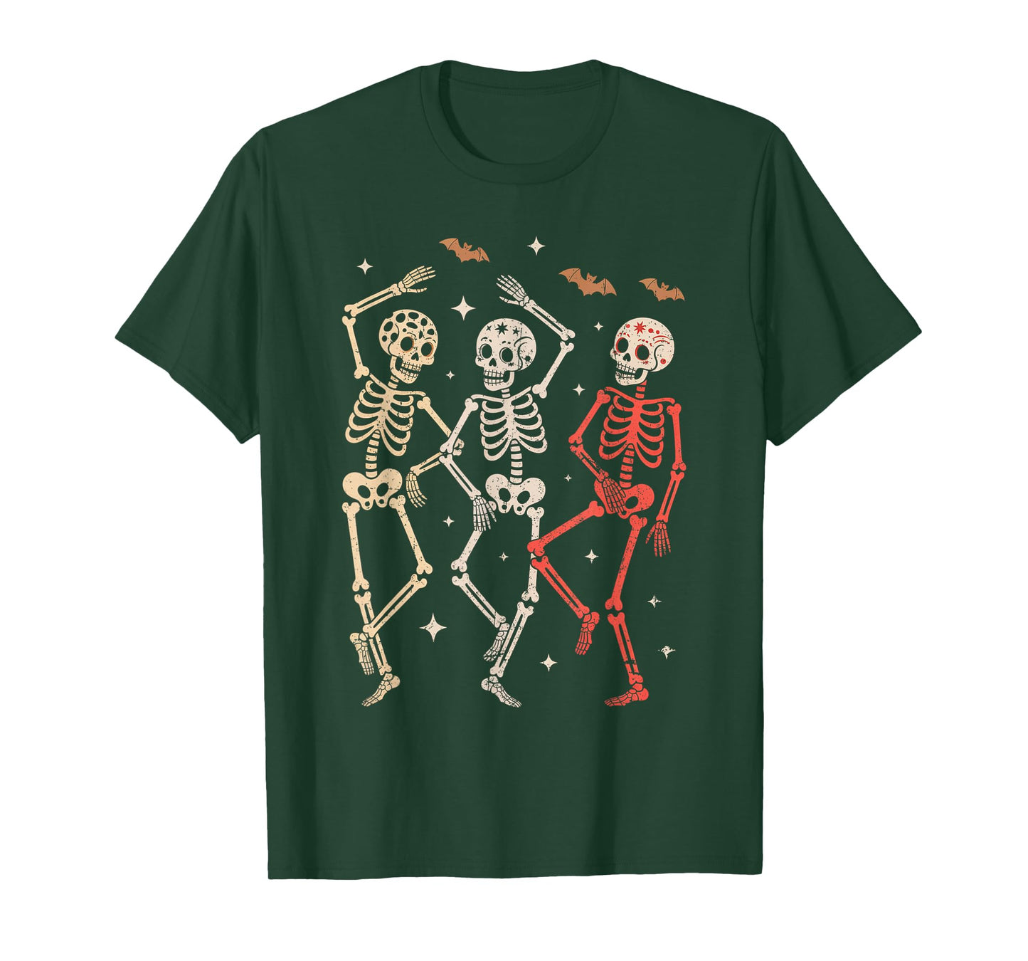 Dancing Skeletons Halloween Dance of Death Macabre Skeleton T-Shirt