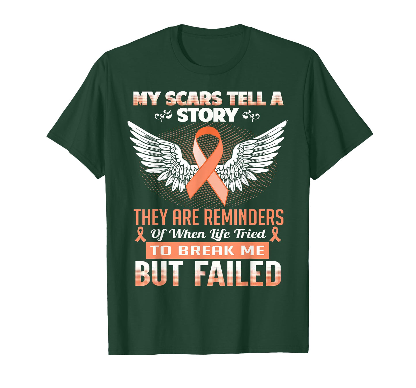 My Scars Tell A Story - Uterine Cancer Awareness Shirt T-Shirt