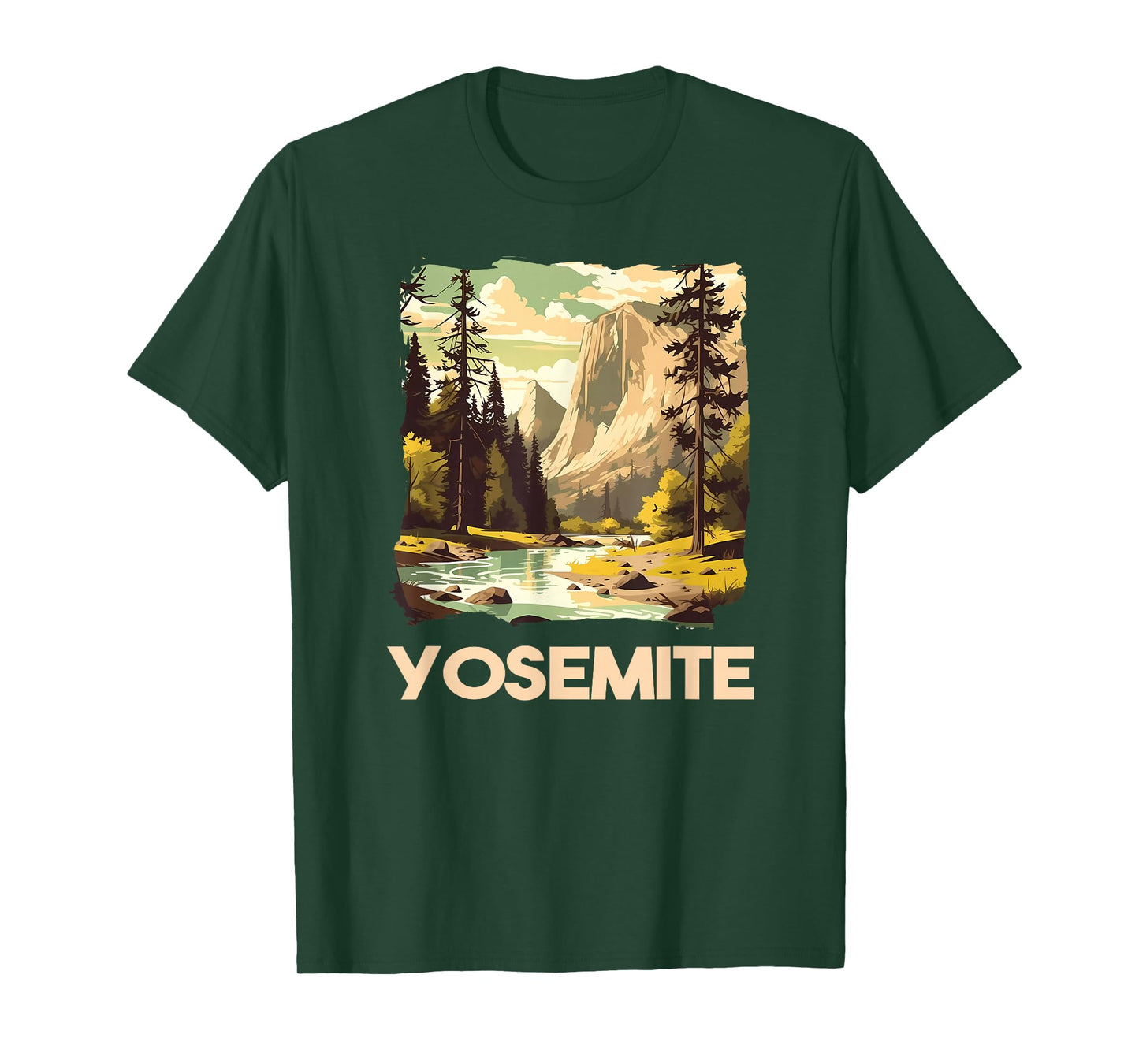 Vintage Yosemite National Park Nature Lover Adventure T-Shirt