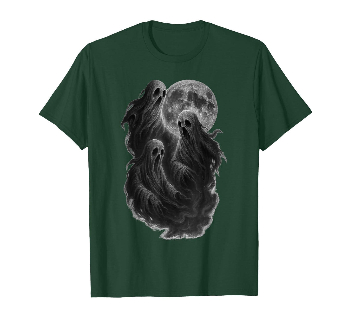Vintage 3 Ghosts Funny Halloween T-Shirt