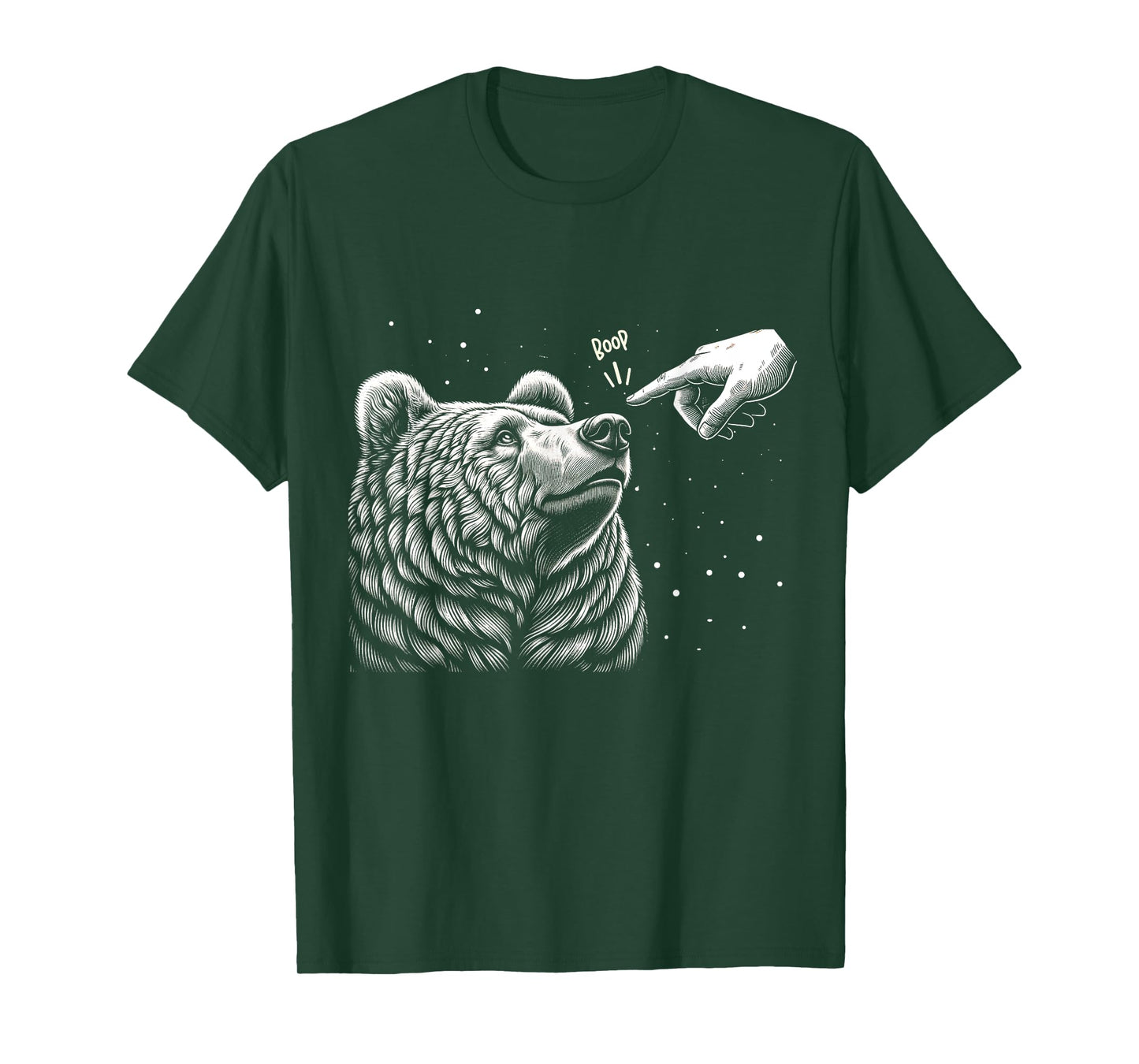 National Park Bear Boop Bear Nose Boop Bear T-Shirt