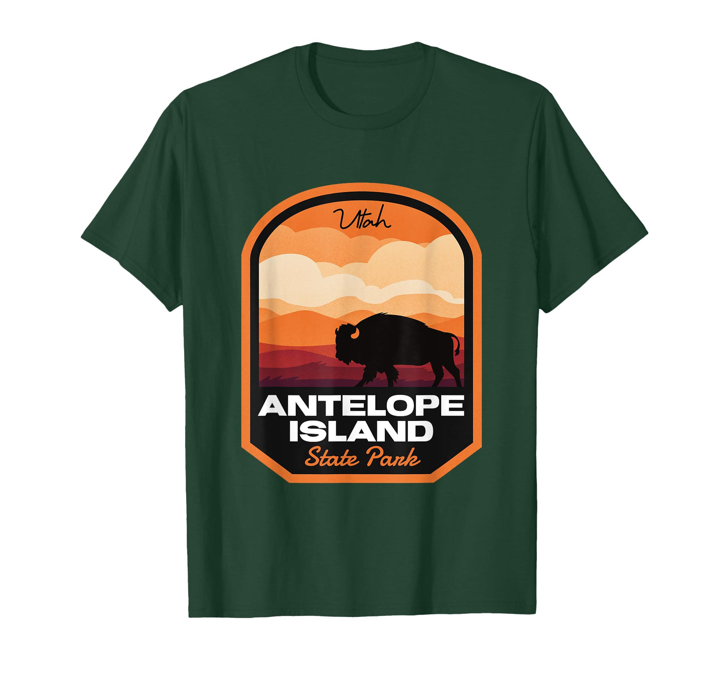 Antelope Island State Park UT Bison T-Shirt