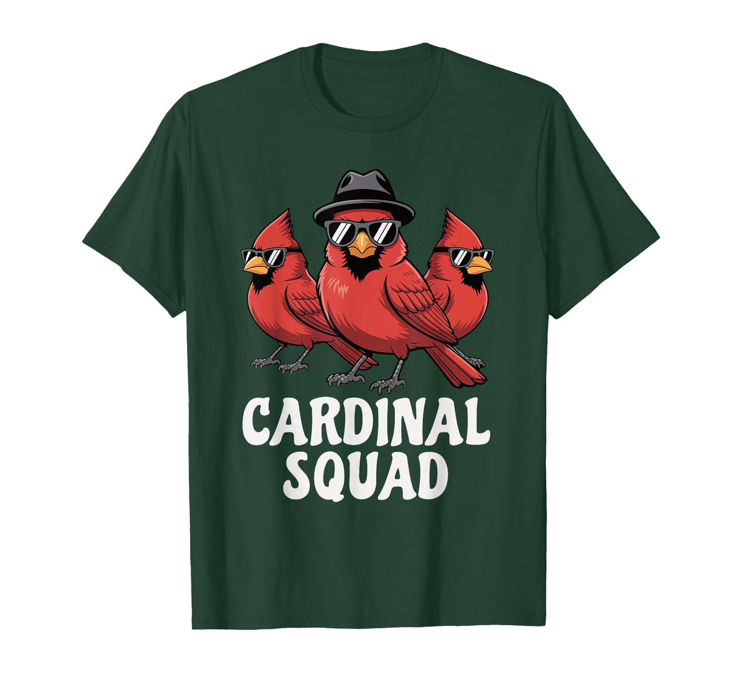 Northern Cardinal Red Bird Watching Lover Funny Squad Kids T-Shirt