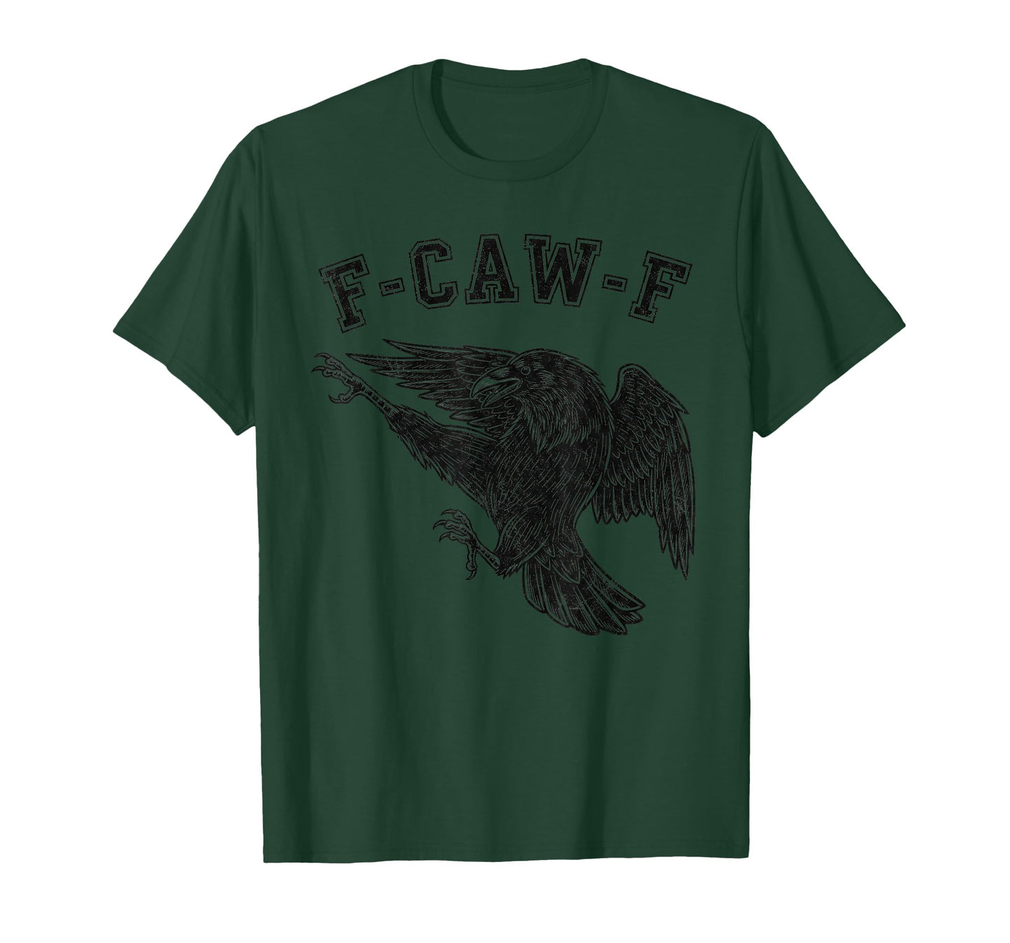 F-CAW-F Gothic Raven Karate Kick fcawf Crow Meme for Fighter T-Shirt