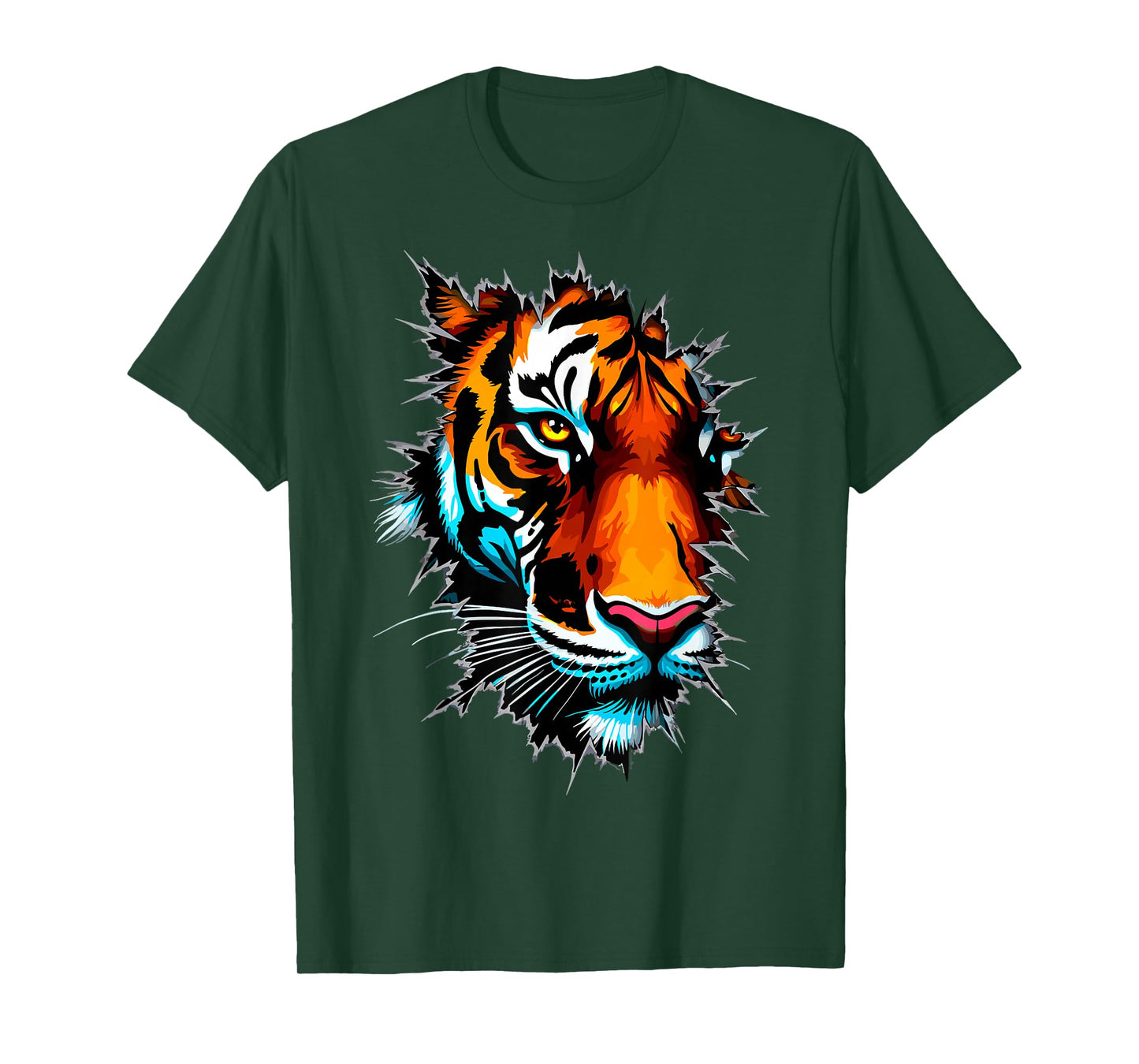 Tiger Face Wild Animal Tiger T-Shirt