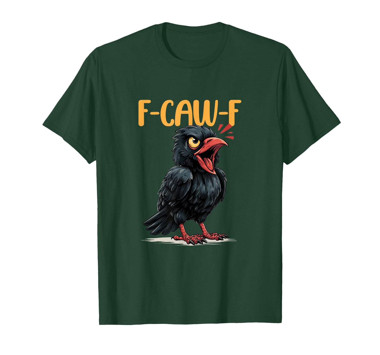 Chicken Humor. F-Caw-F, Funny FCAWF T-Shirt