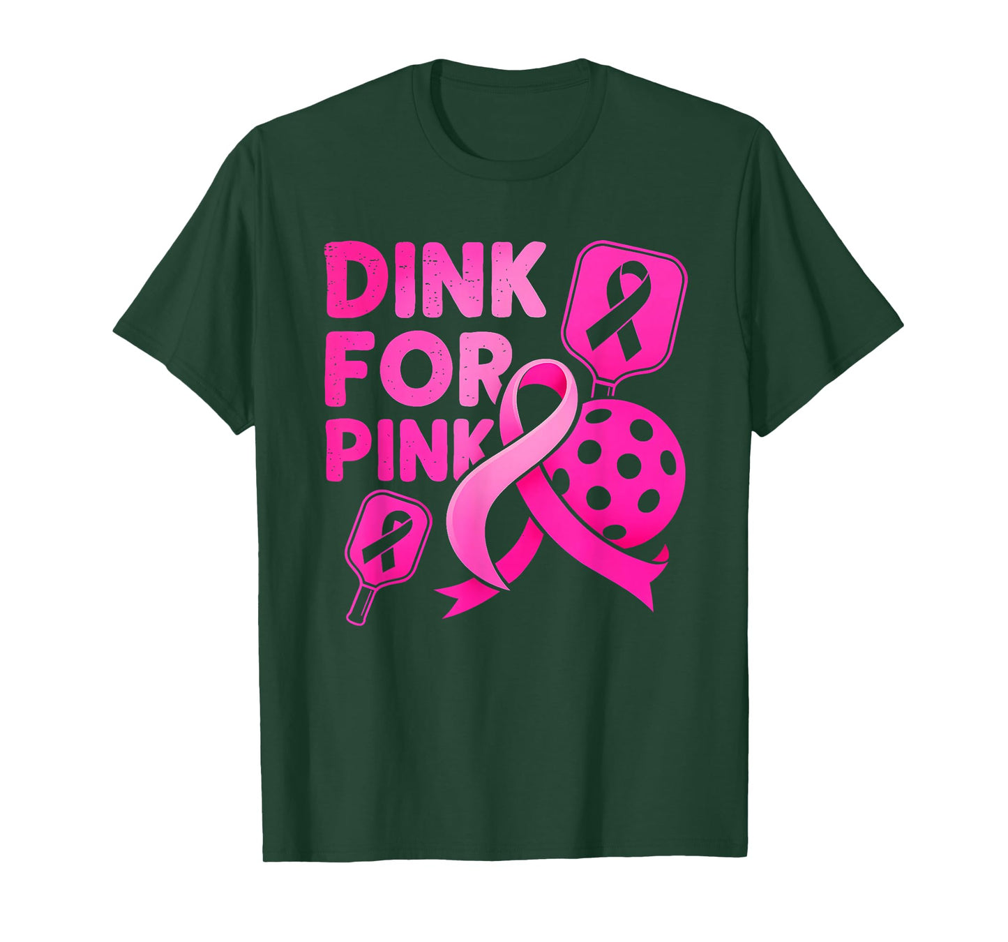 Pickleball Breast Cancer Dink For Pink Aware Men Women Kids T-Shirt