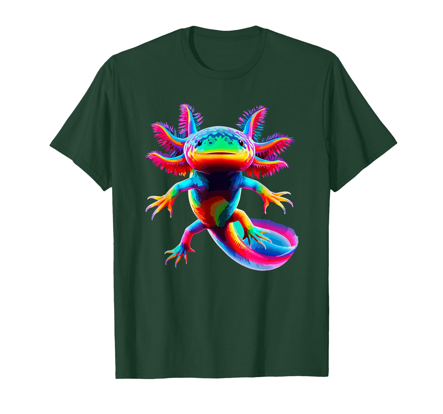 Axolotl Beautiful Colorful Axolotl T-Shirt