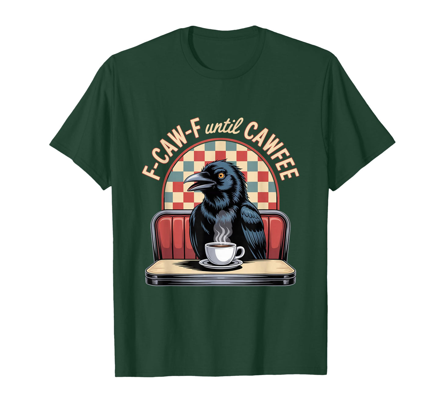 Funny Coffee Lover F-CAW-F Cawfee T-Shirt