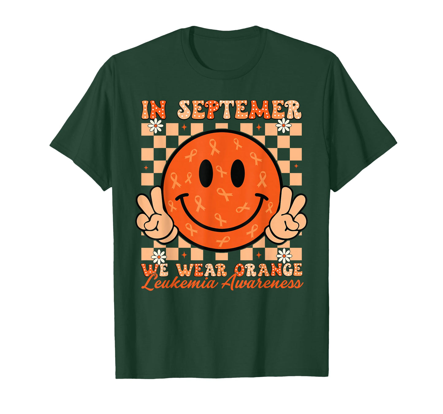 September Wear Orange Leukemia Awareness Men Women Kid T-Shirt
